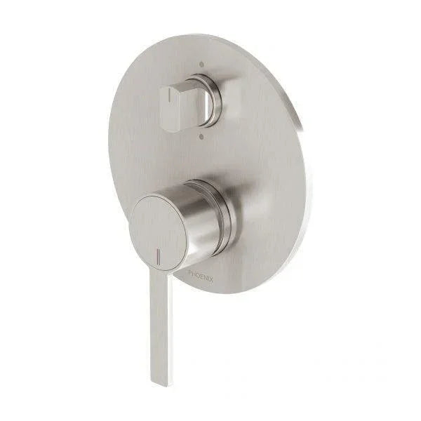 Phoenix Lexi MKII Shower/Bath Diverter Mixer - Ideal Bathroom Centre123-7910-40Brushed Nickel