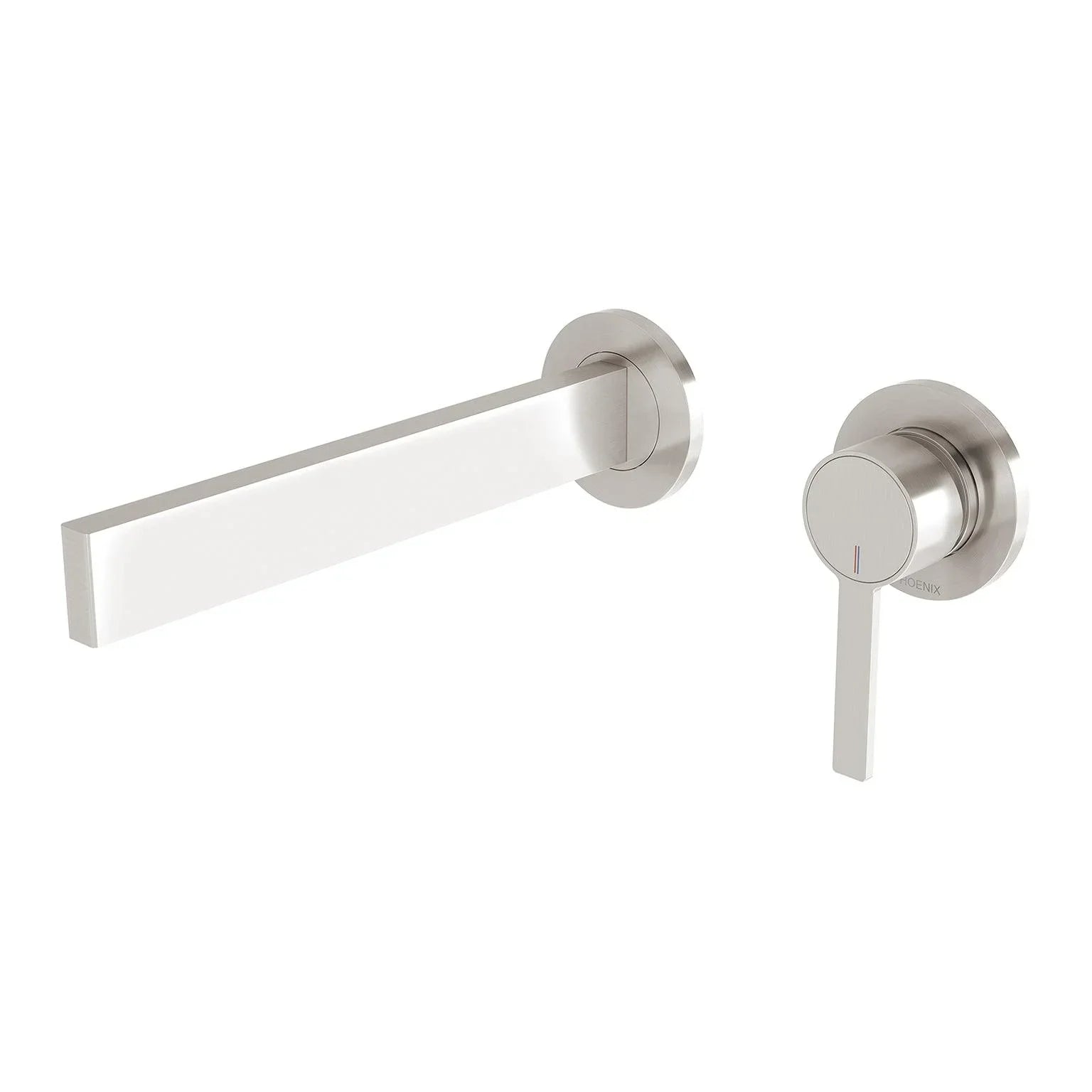 Phoenix Lexi MKII Wall Bath Mixer Set 200mm - Ideal Bathroom Centre123-7820-40Brushed Nickel