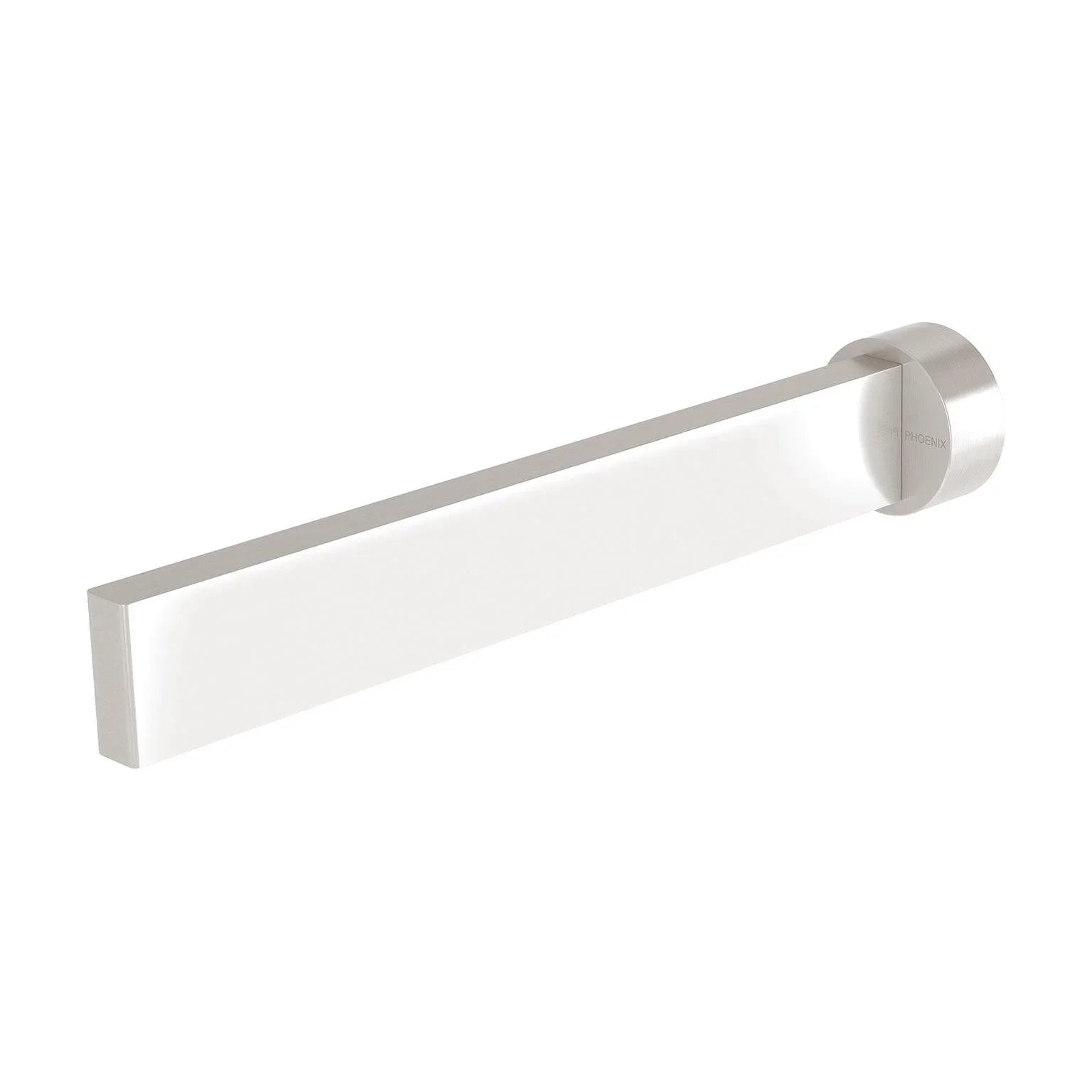 Phoenix Lexi MKII Wall Bath Spout 200mm - Ideal Bathroom Centre123-7620-40Brushed Nickel