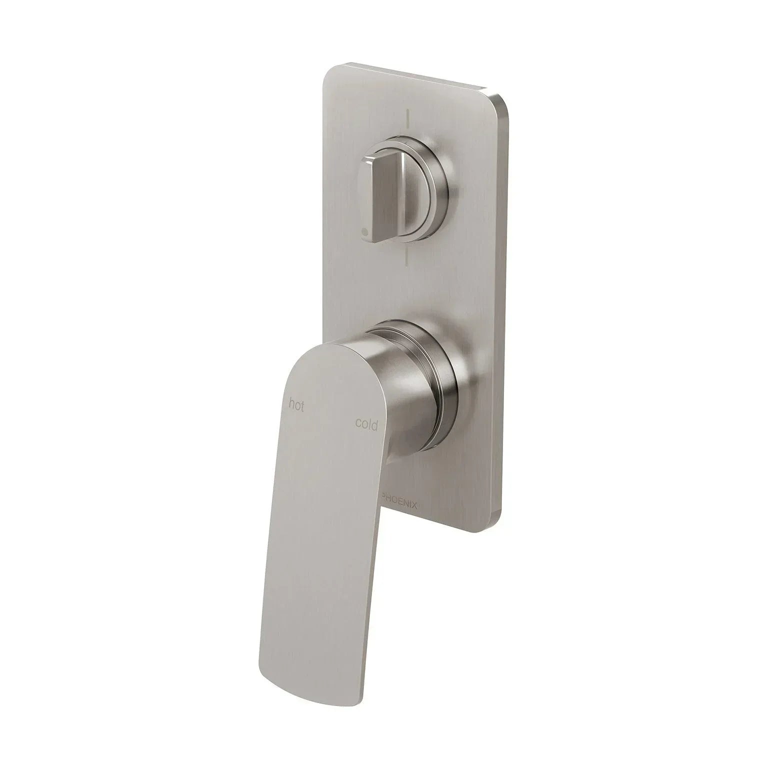 Phoenix Mekko Shower/ Bath Diverter Mixer - Ideal Bathroom Centre115-7910-40Brushed Nickel