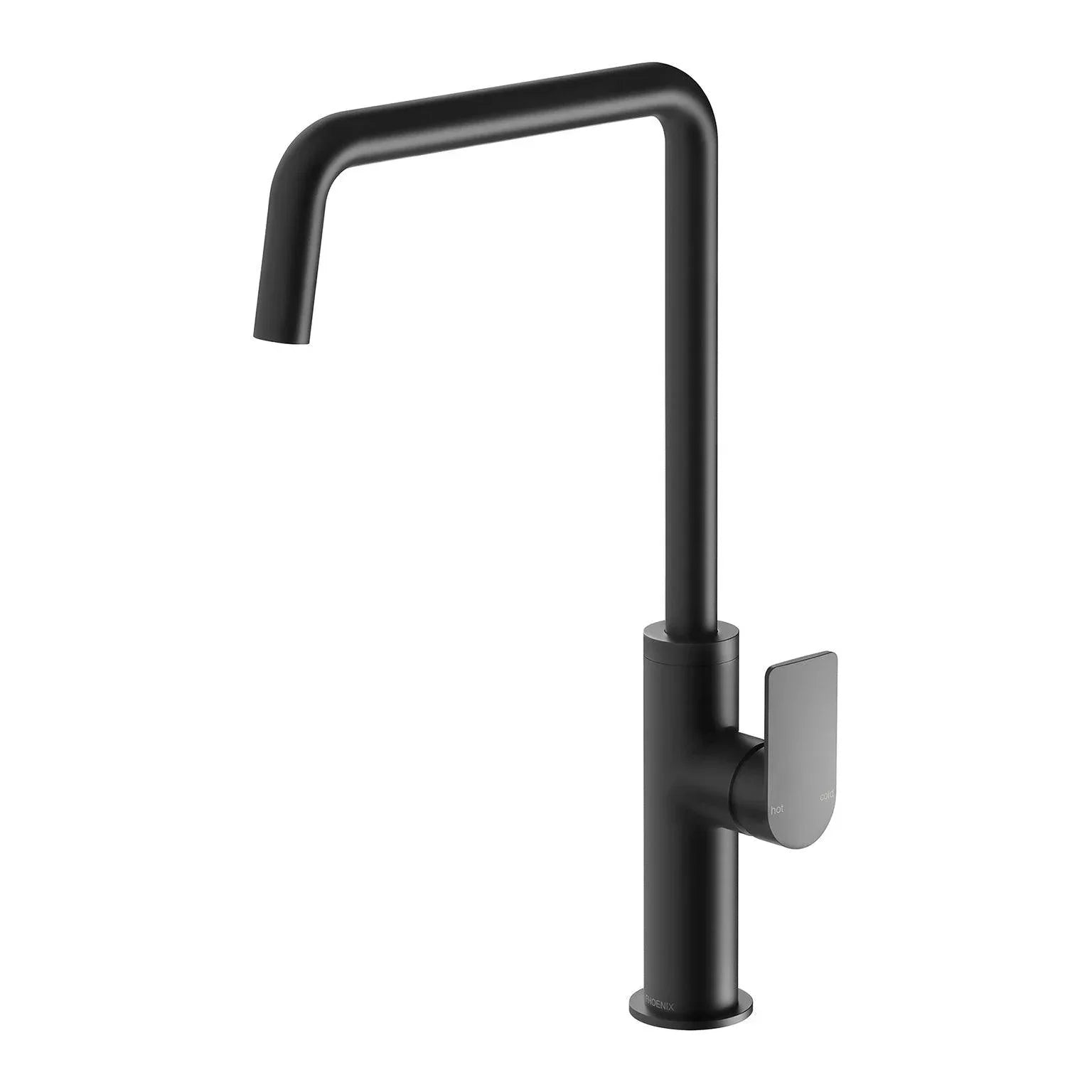 Phoenix Mekko Sink Mixer 190mm Squareline - Ideal Bathroom Centre115-7300-10Matte Black