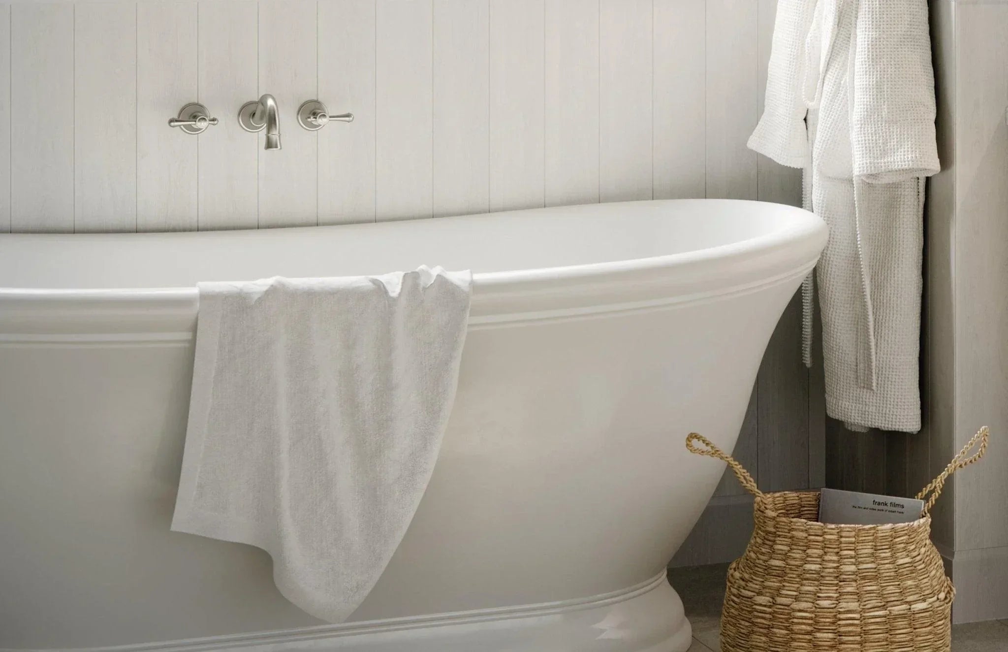 Phoenix Nostalgia Lever Bath Set 180mm Shepherds Crook - Ideal Bathroom CentreNS111L -40Brushed Nickel