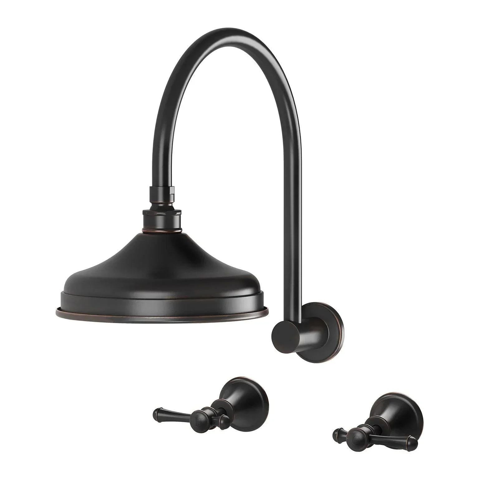 Phoenix Nostalgia Lever Shower Set - Ideal Bathroom CentreNS121L-33Antique Black