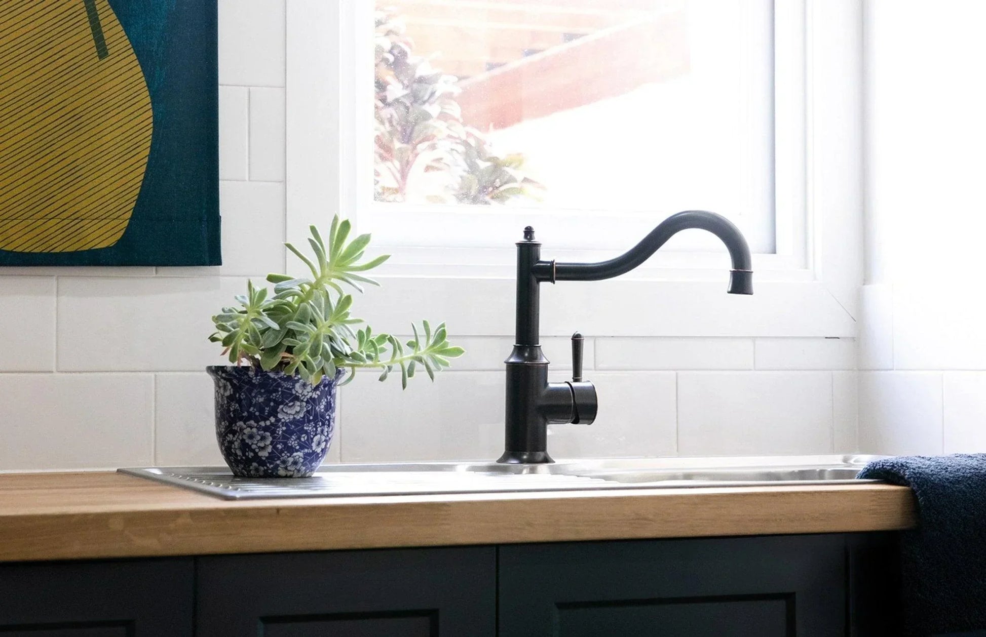 Phoenix Nostalgia Sink Mixer 220mm Shepherds Crook - Ideal Bathroom CentreNS738-40Brushed Nickel