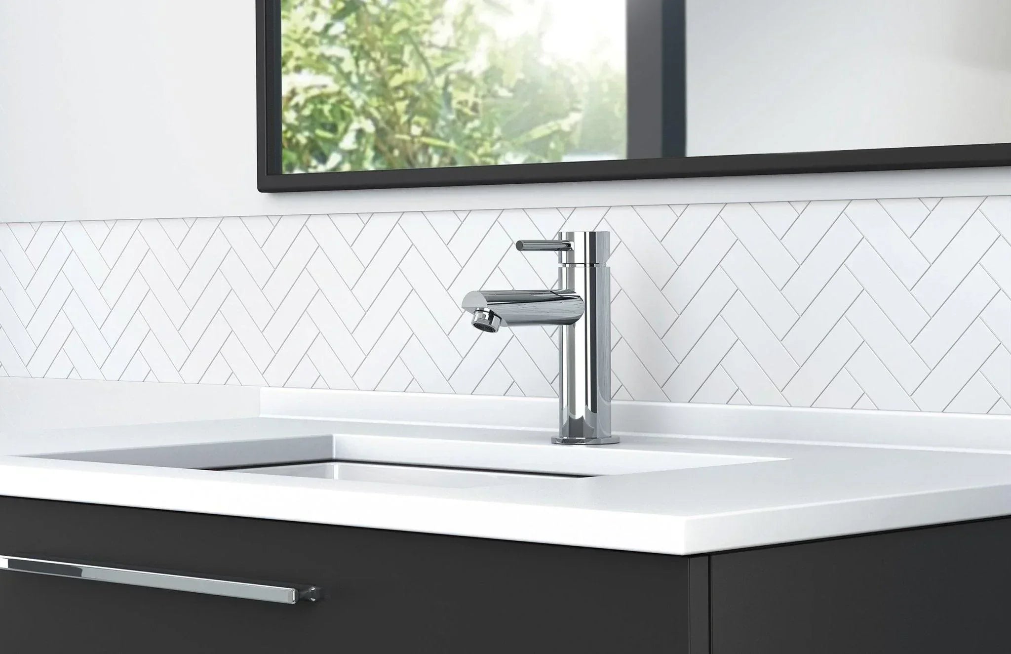 Phoenix Pina Basin Mixer - Ideal Bathroom Centre153-7700-40Brushed Nickel