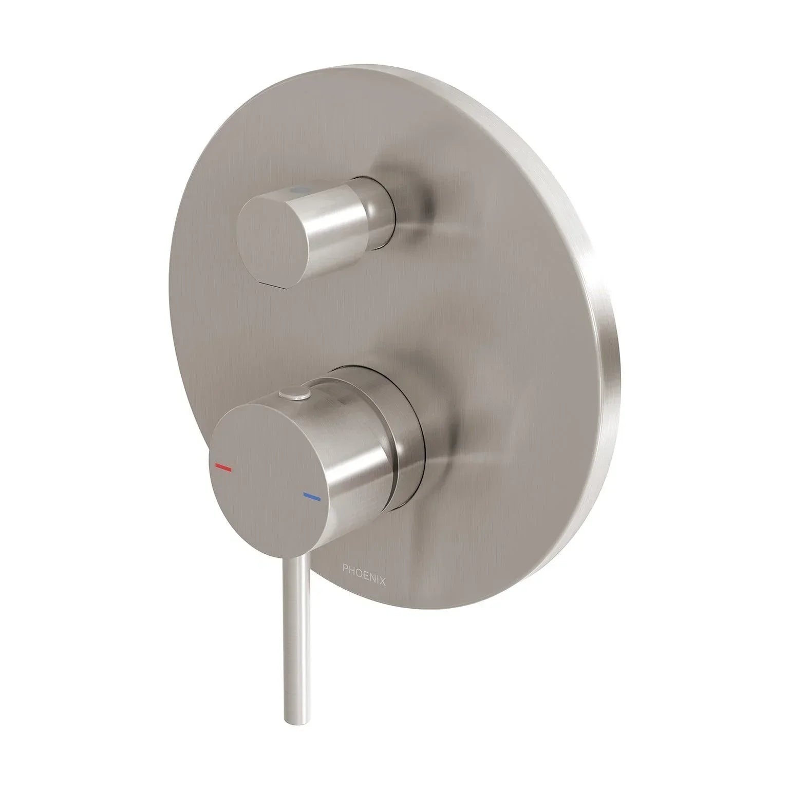 Phoenix Pina Shower / Bath Diverter Mixer, TRIM KIT ONLY - Ideal Bathroom Centre153-7940-40Brushed Nickel