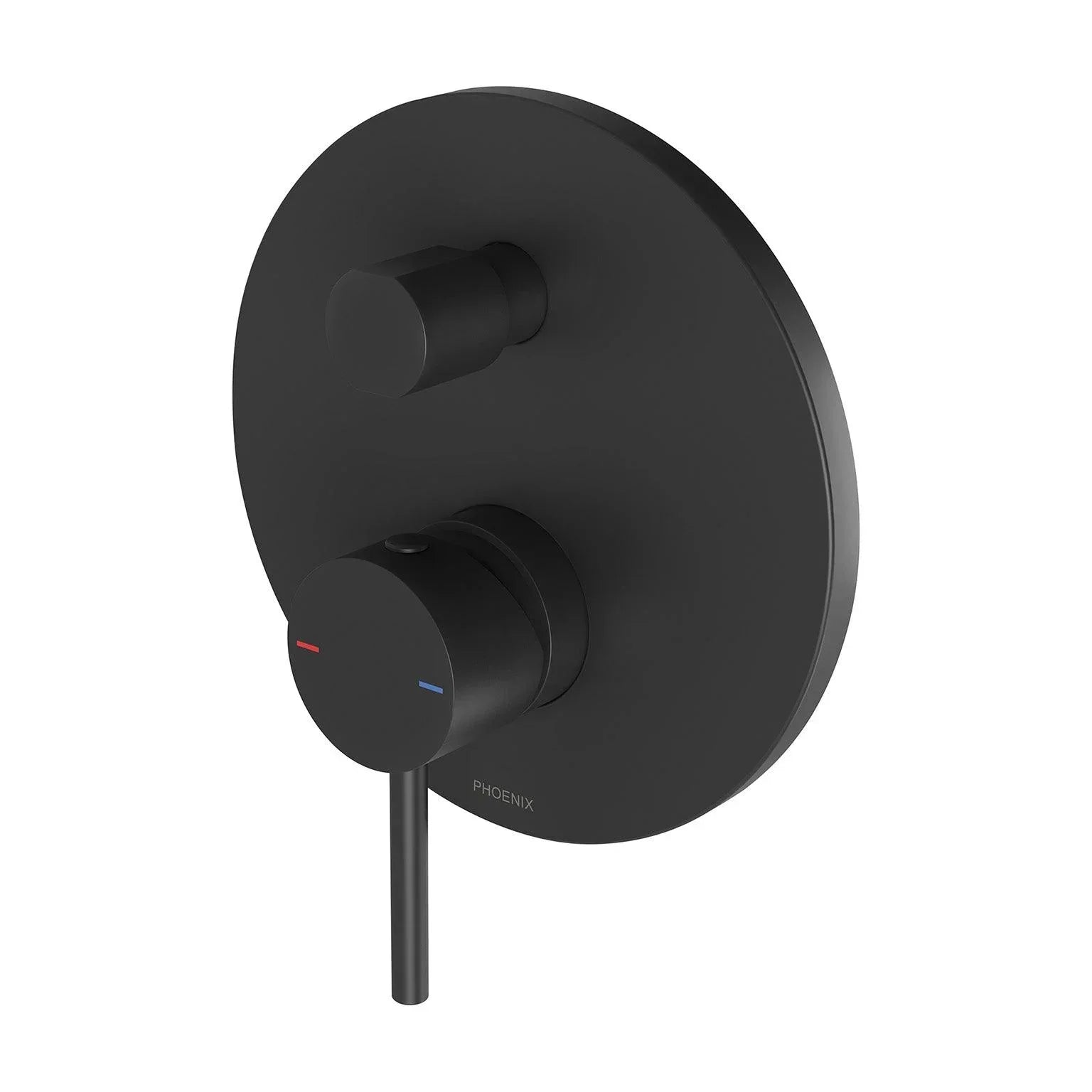 Phoenix Pina Shower / Bath Diverter Mixer, TRIM KIT ONLY - Ideal Bathroom Centre153-7940-10Matte Black