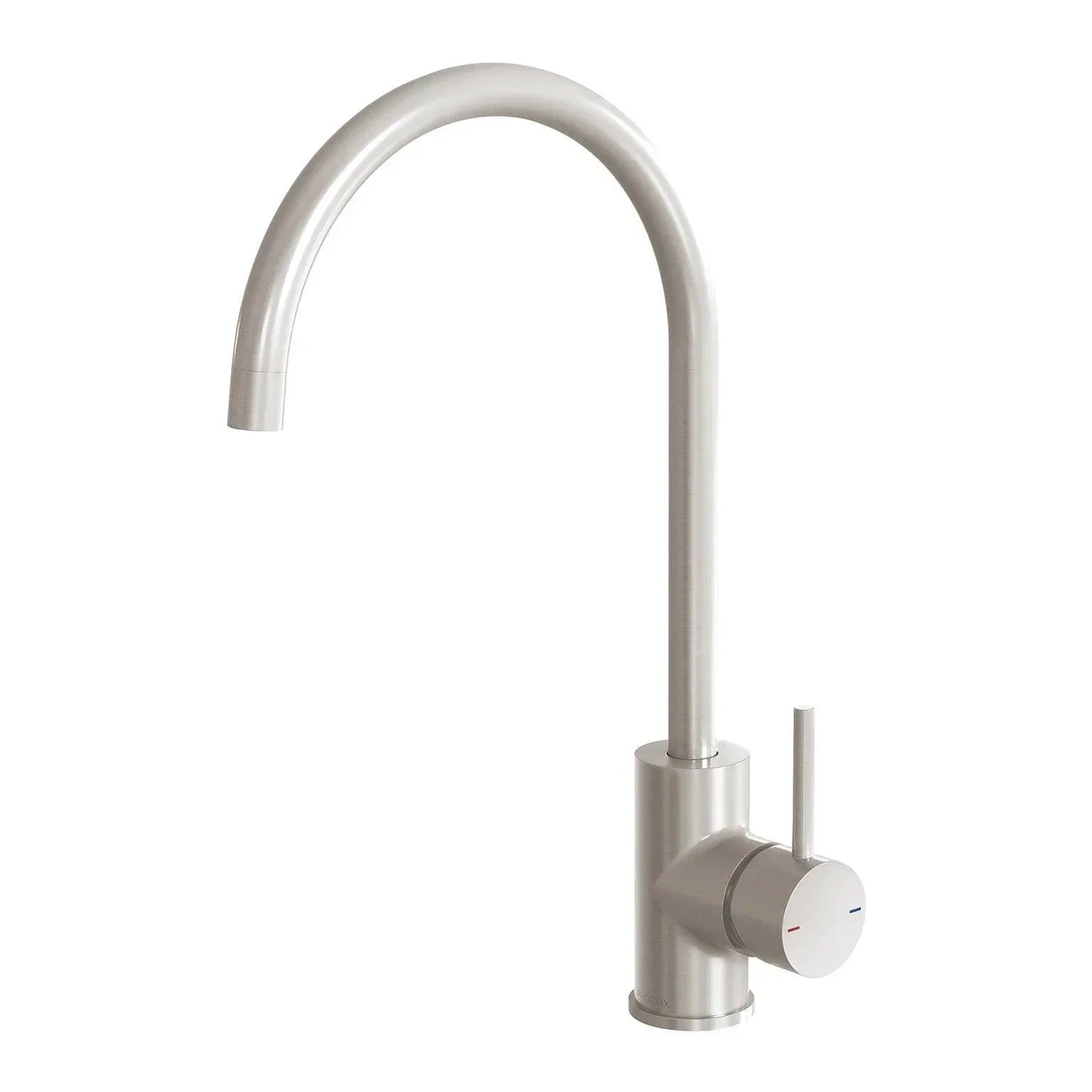 Phoenix Pina Sink Mixer 200mm Gooseneck - Ideal Bathroom Centre153-7330-40Brushed Nickel