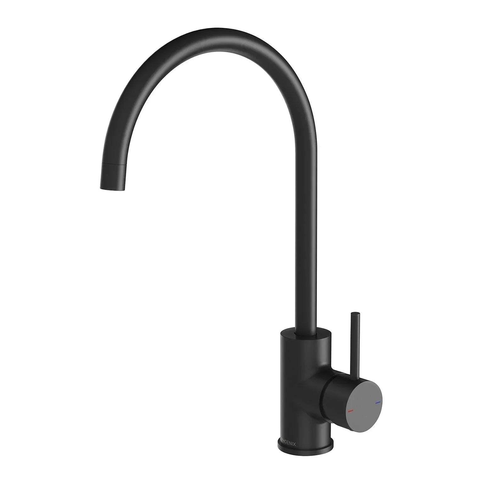 Phoenix Pina Sink Mixer 200mm Gooseneck - Ideal Bathroom Centre153-7330-10Matte Black