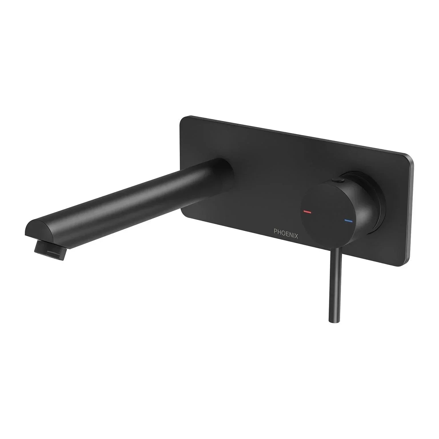 Phoenix Pina Wall Basin / Bath Mixer Set 180mm, TRIM KIT ONLY - Ideal Bathroom Centre153-7812-10Matte Black