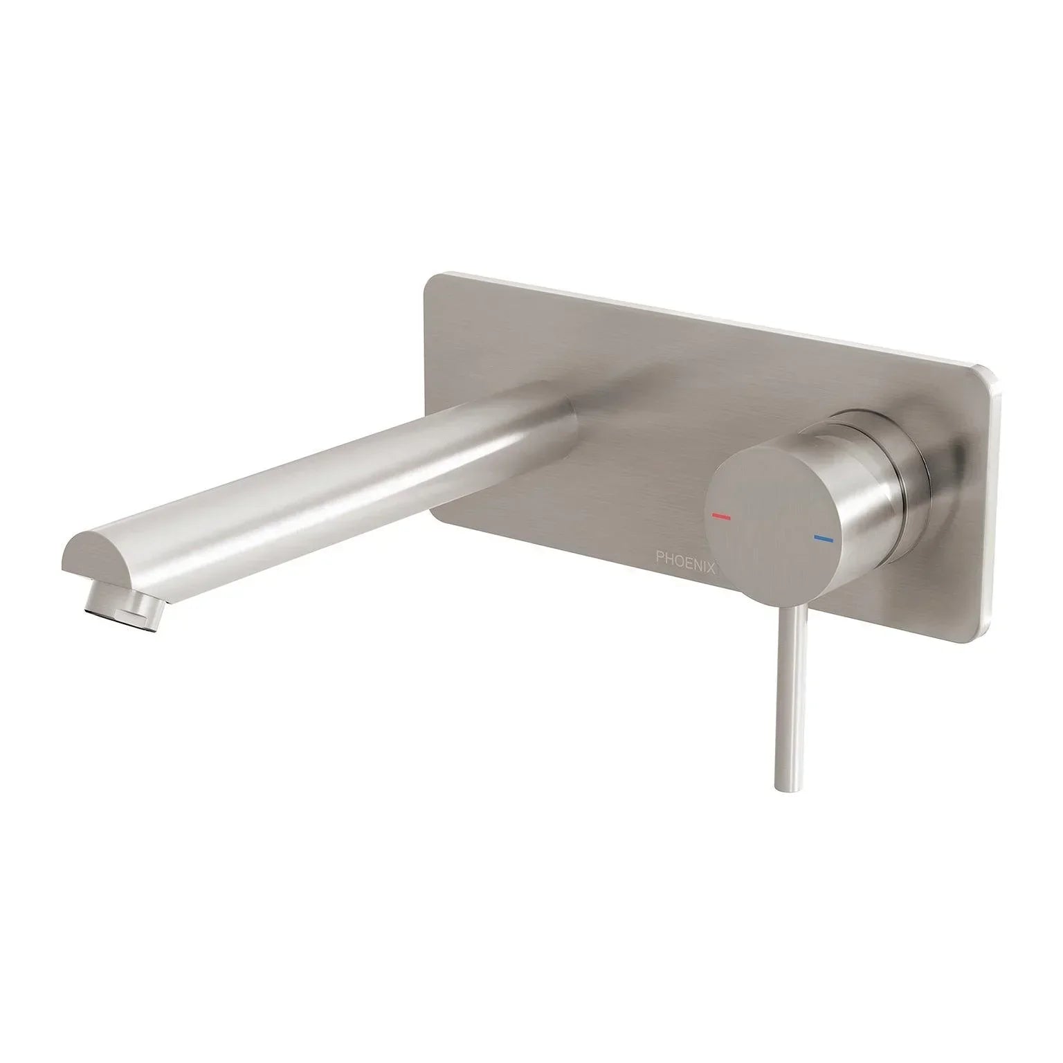 Phoenix Pina Wall Basin / Bath Mixer Set 180mm, TRIM KIT ONLY - Ideal Bathroom Centre153-7812-40Brushed Nickel