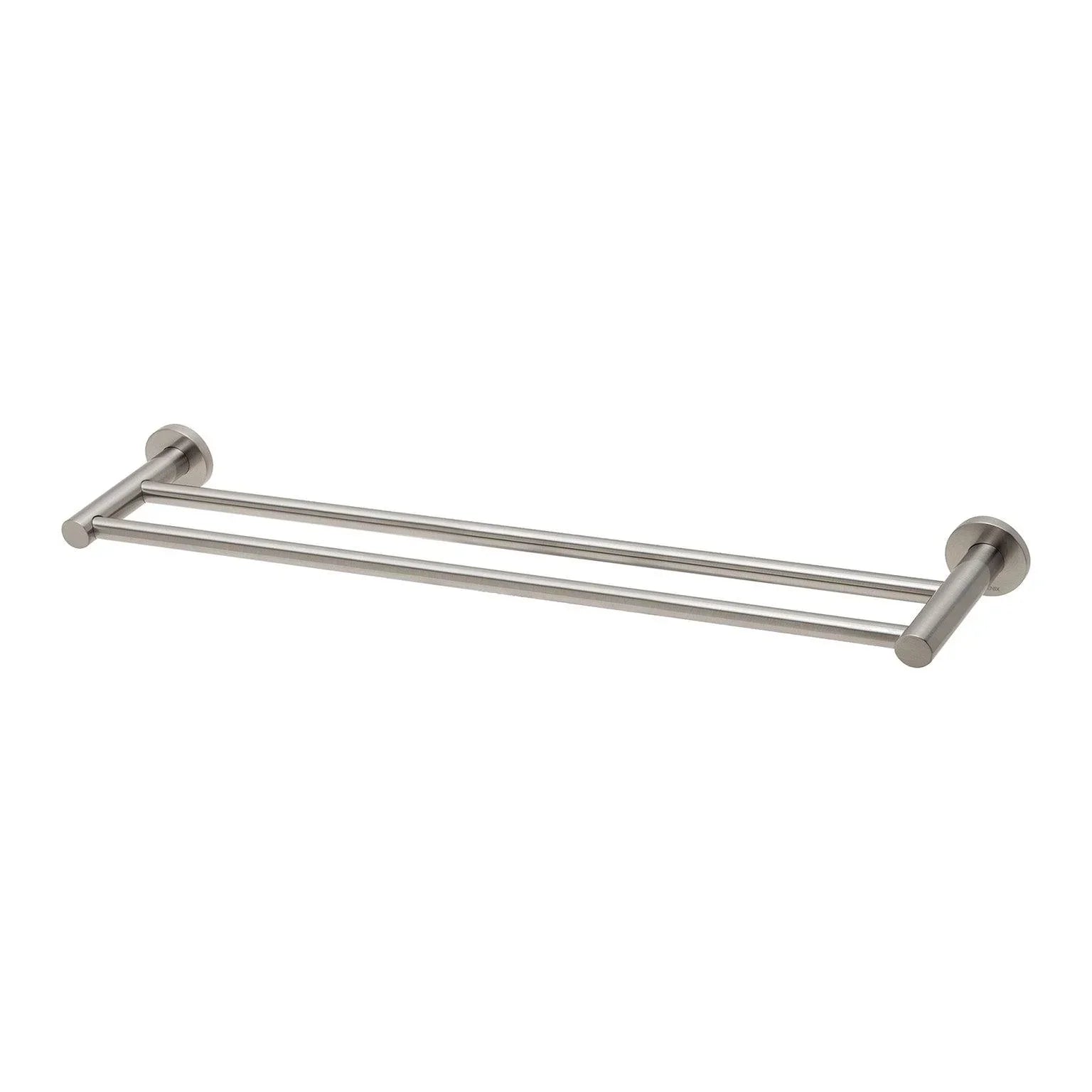 Phoenix Radii Double Towel Rail 600mm Round Plate - Ideal Bathroom CentreRA813BNBrushed Nickel