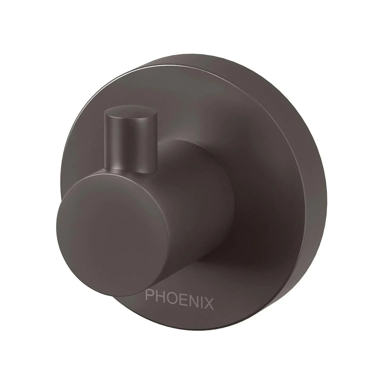 Phoenix Radii Robe Hook Round Plate - Ideal Bathroom CentreRA897GMGun Metal