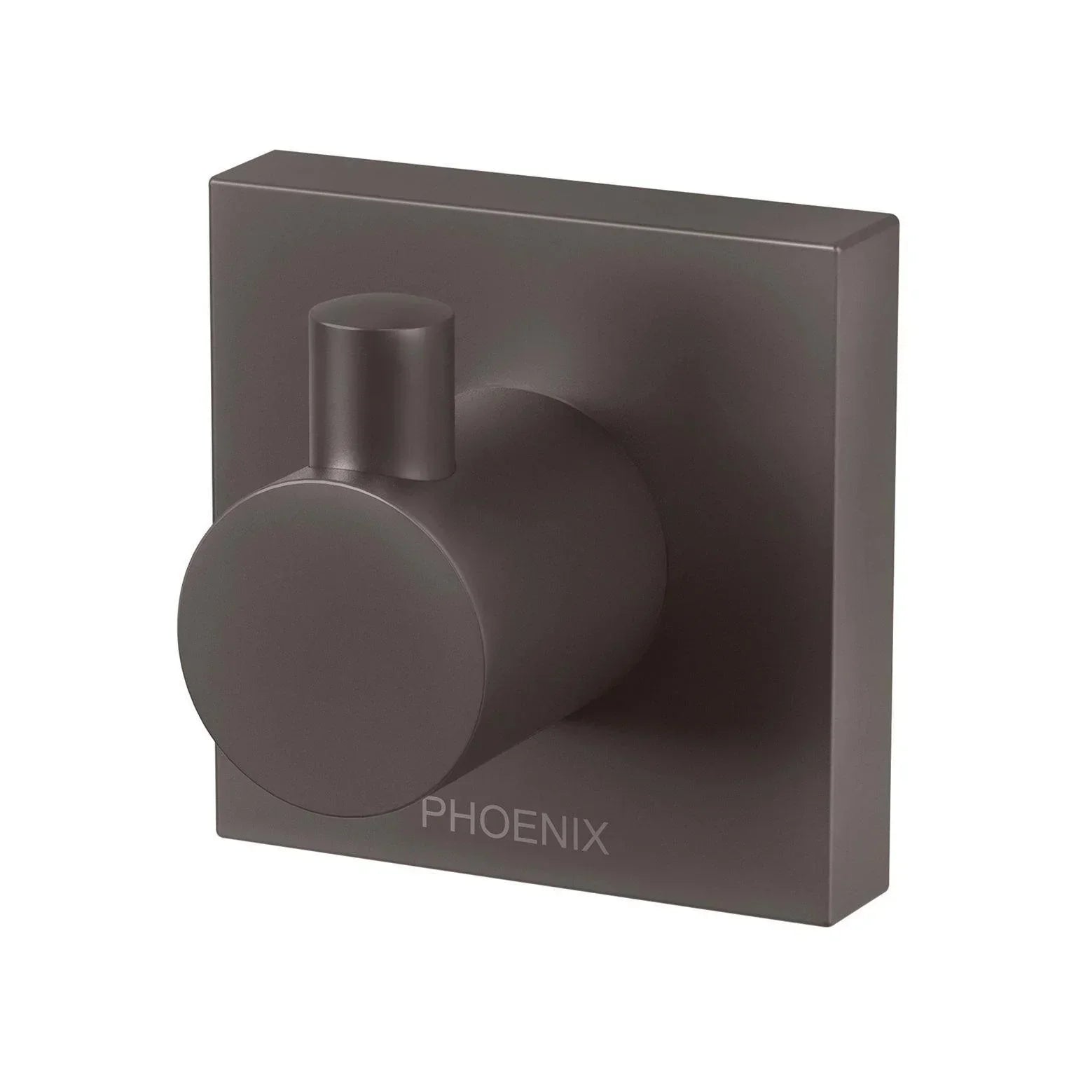 Phoenix Radii Robe Hook Square Plate - Ideal Bathroom CentreRS897GMGun Metal
