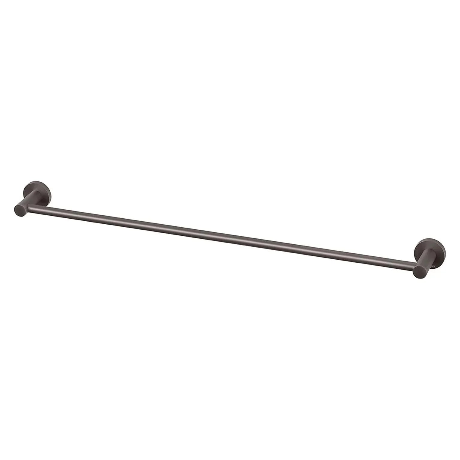 Phoenix Radii Single Towel Rail 800mm Round Plate - Ideal Bathroom CentreRA803GMGun Metal