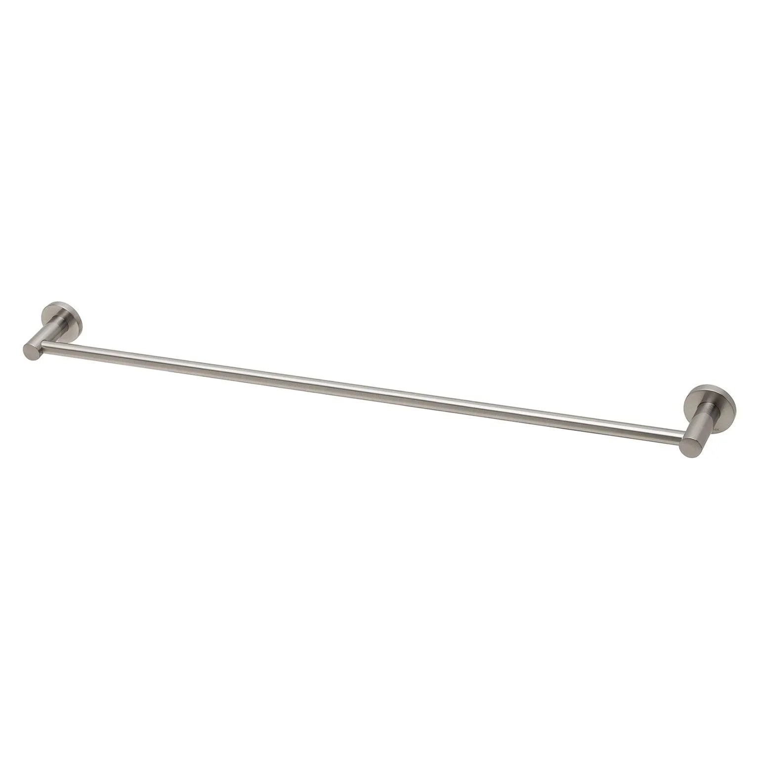 Phoenix Radii Single Towel Rail 800mm Round Plate - Ideal Bathroom CentreRA803BNBrushed Nickel