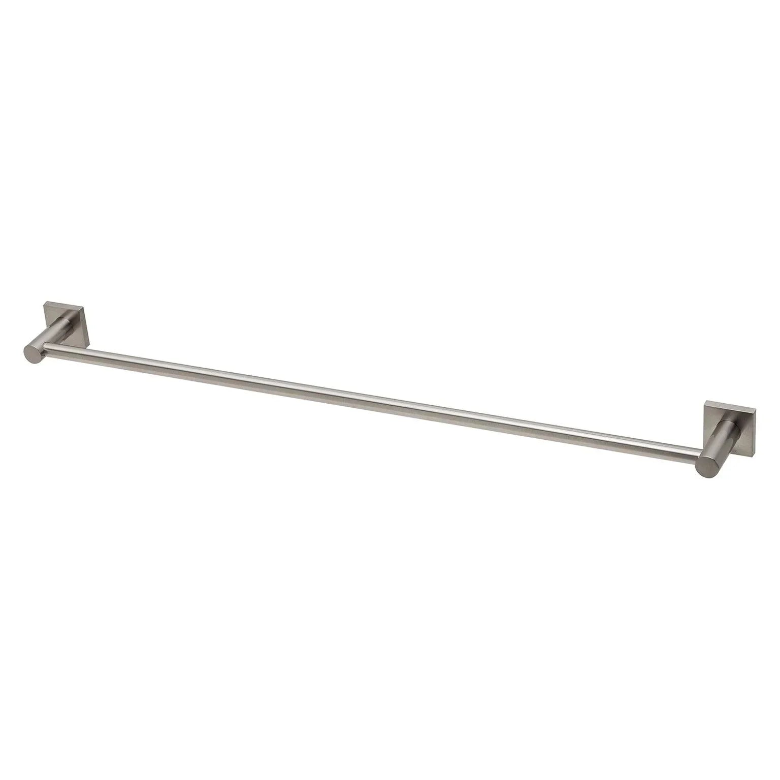 Phoenix Radii Single Towel Rail 800mm Square Plate - Ideal Bathroom CentreRS803BNBrushed Nickel