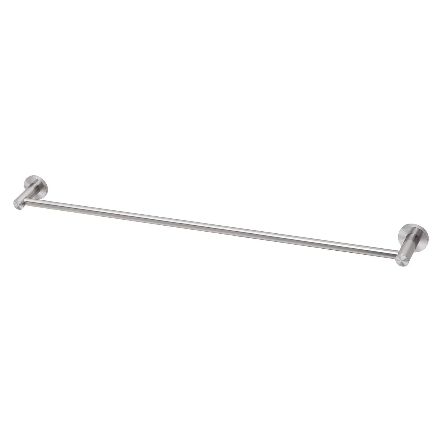 Phoenix Radii SS 316 Single Towel Rail 800mm Round Plate - Ideal Bathroom CentreRA803-51