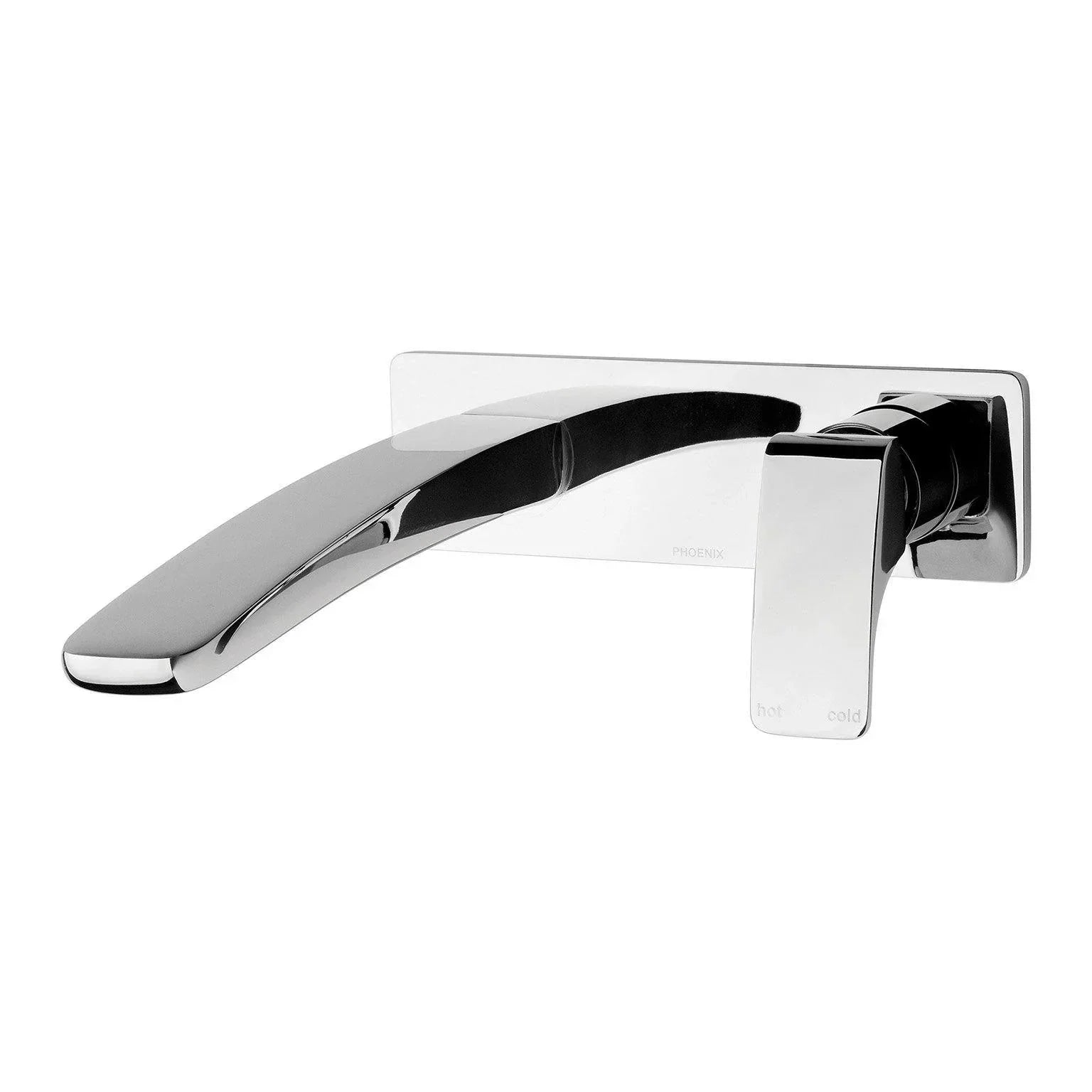 Phoenix Rush Wall Basin/ Bath Mixer Set 230mm - Ideal Bathroom CentreRU786CHRChromeWall Basin Mixer Set