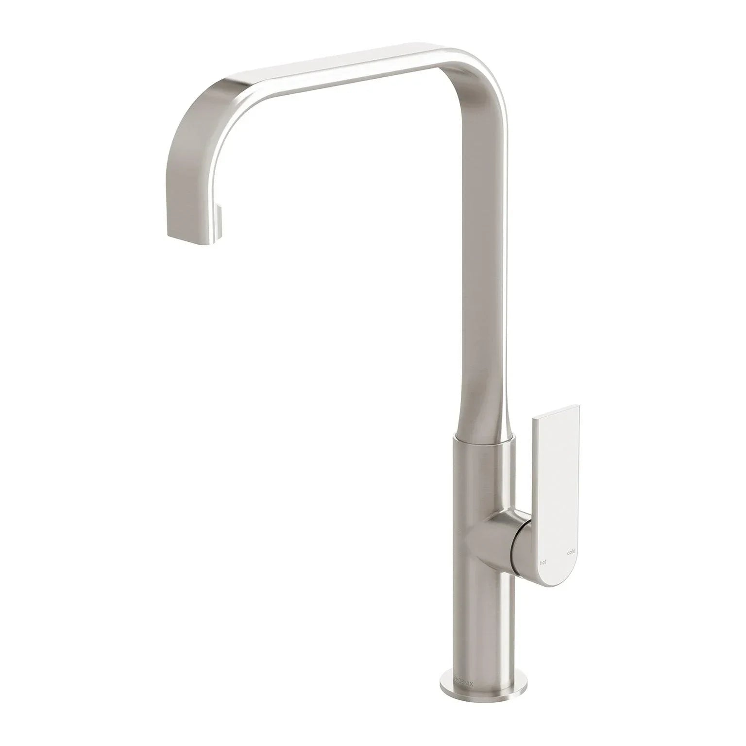 Phoenix Teel Sink Mixer 190mm Squareline - Ideal Bathroom Centre118-7300-40Brushed Nickel