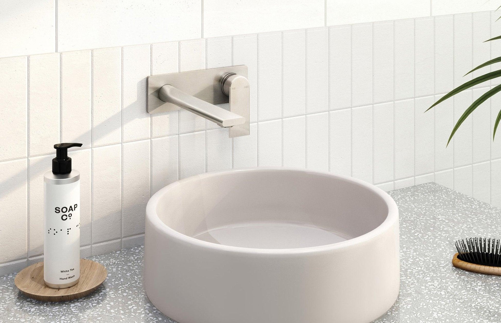 Phoenix Teel Wall Basin / Bath Mixer Set 200mm - Ideal Bathroom Centre118-7810-30Gun Metal