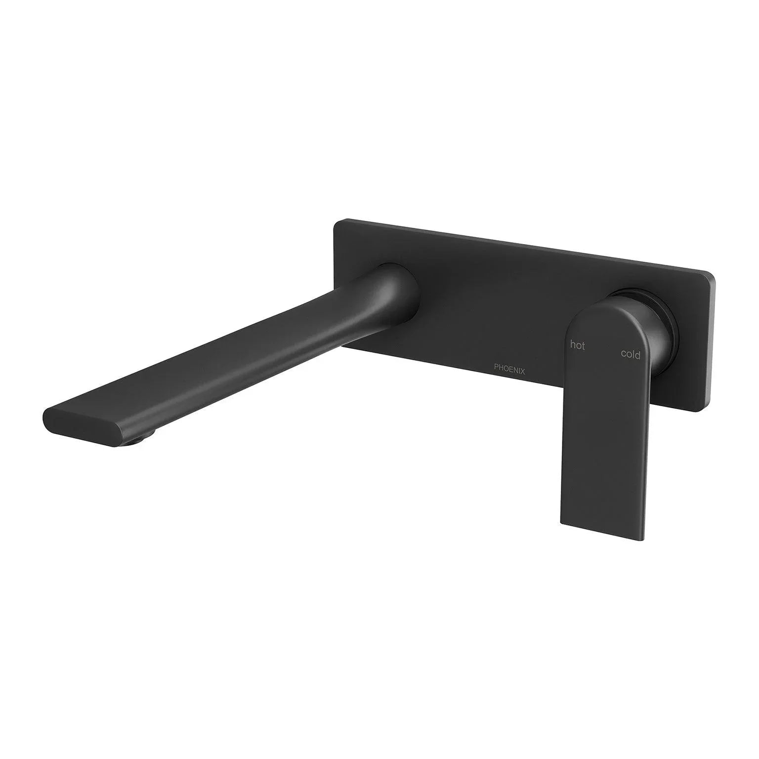 Phoenix Teel Wall Basin / Bath Mixer Set 200mm - Ideal Bathroom Centre118-7810-10Matte Black