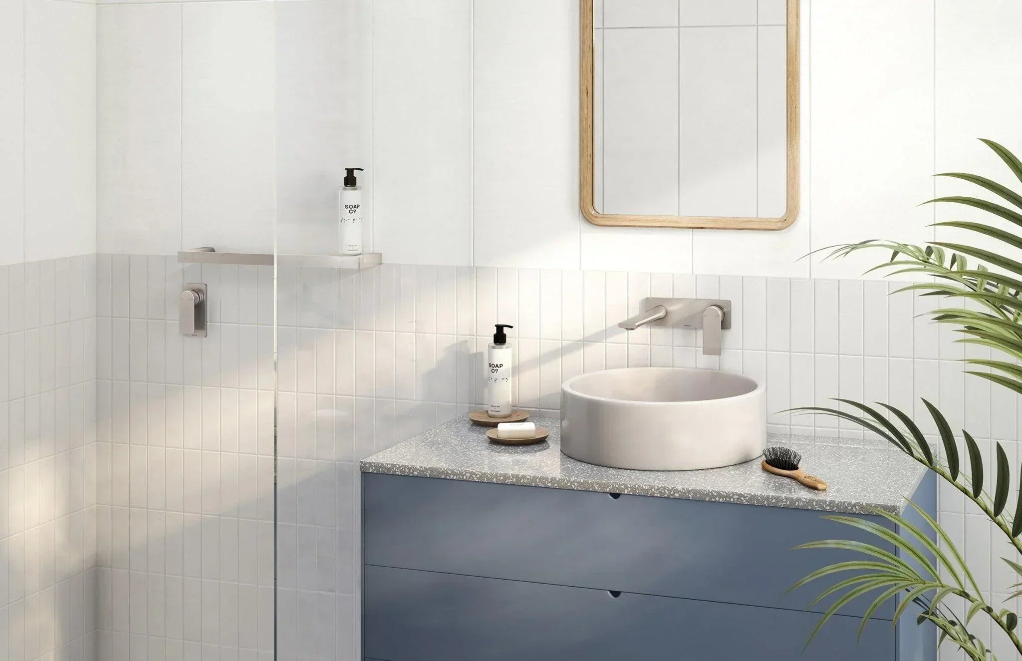 Phoenix Teel Wall Basin / Bath Mixer Set 200mm - Ideal Bathroom Centre118-7810-30Gun Metal