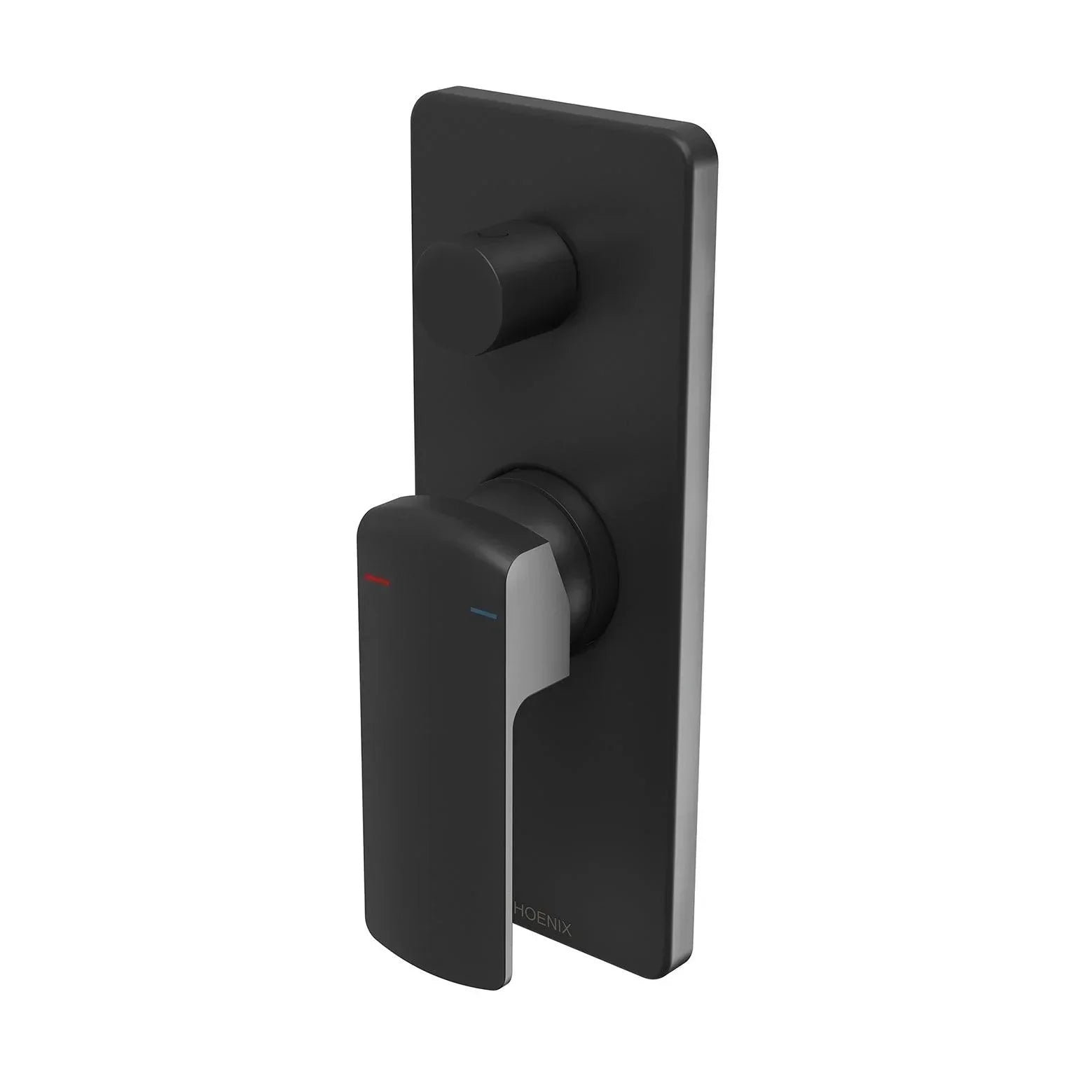 Phoenix Teva Shower / Bath Diverter Mixer, TRIM KIT ONLY - Ideal Bathroom Centre152-7940-10Matte Black