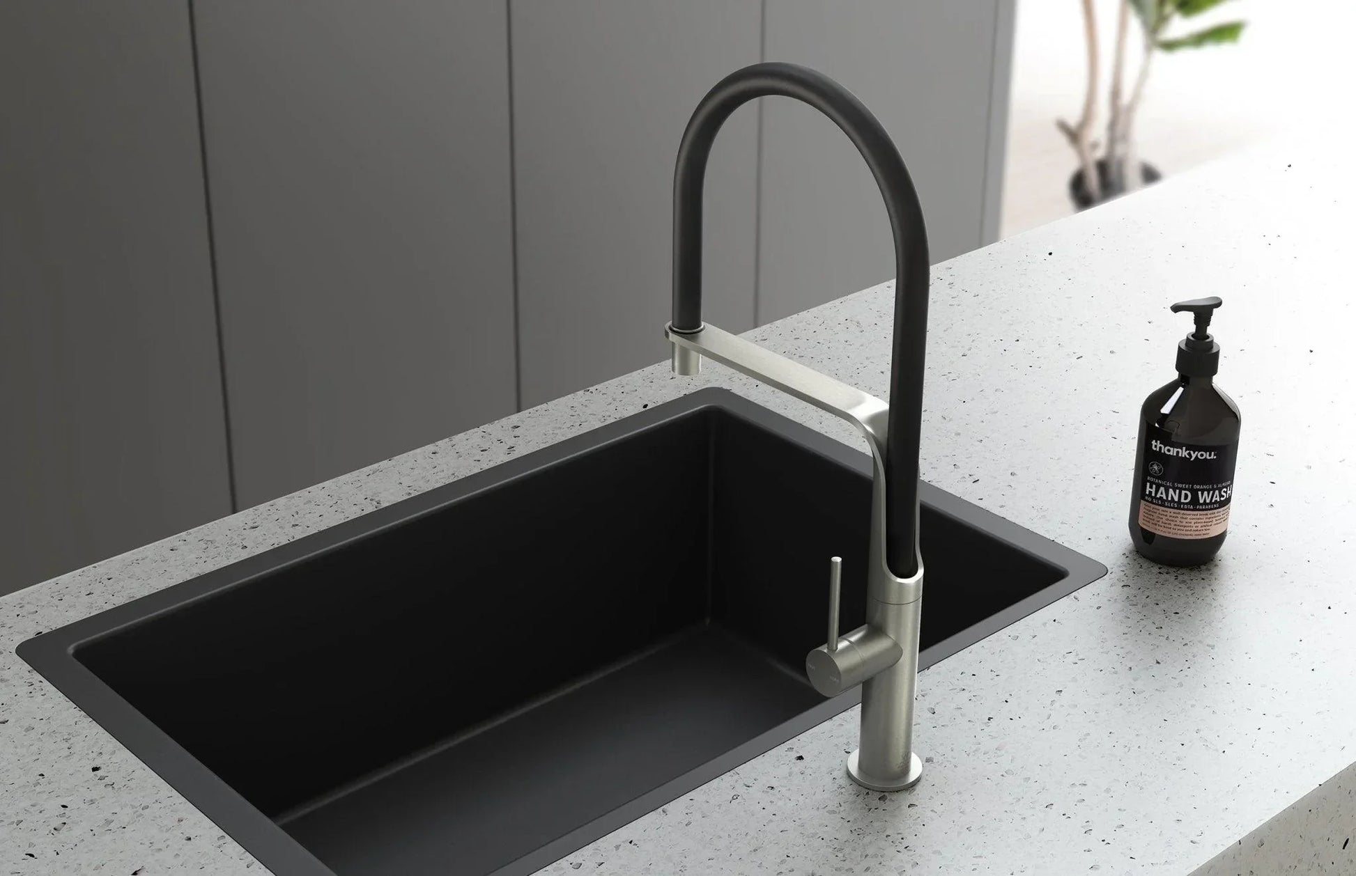 Phoenix Vido Flexible Hose Sink Mixer - Ideal Bathroom Centre113-7110-40Brushed Nickel
