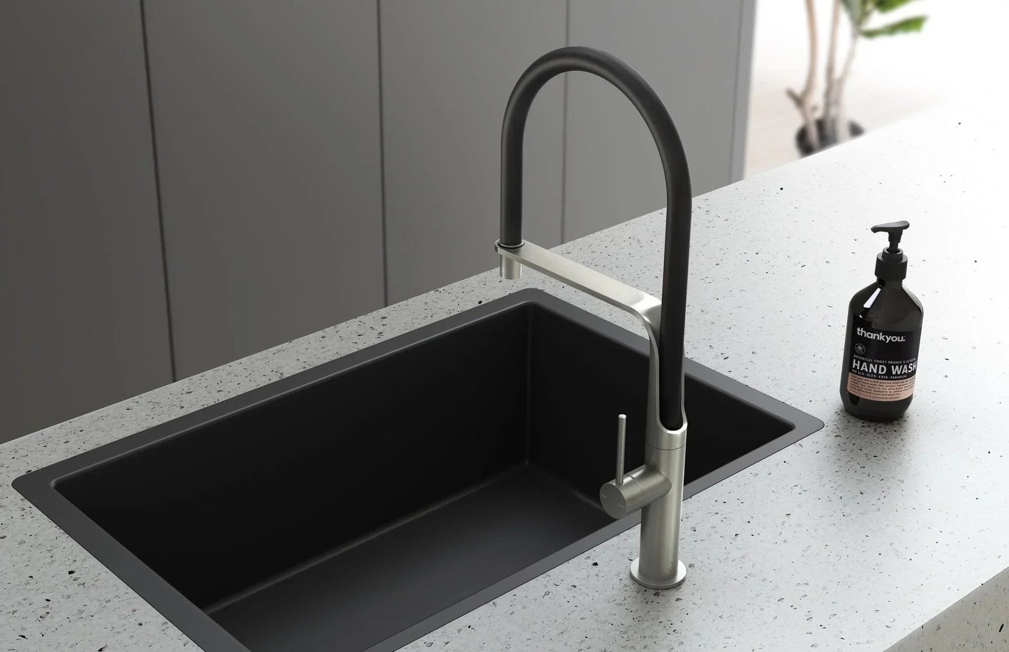 Phoenix Vido Flexible Hose Sink Mixer - Ideal Bathroom Centre113-7110-40Brushed Nickel