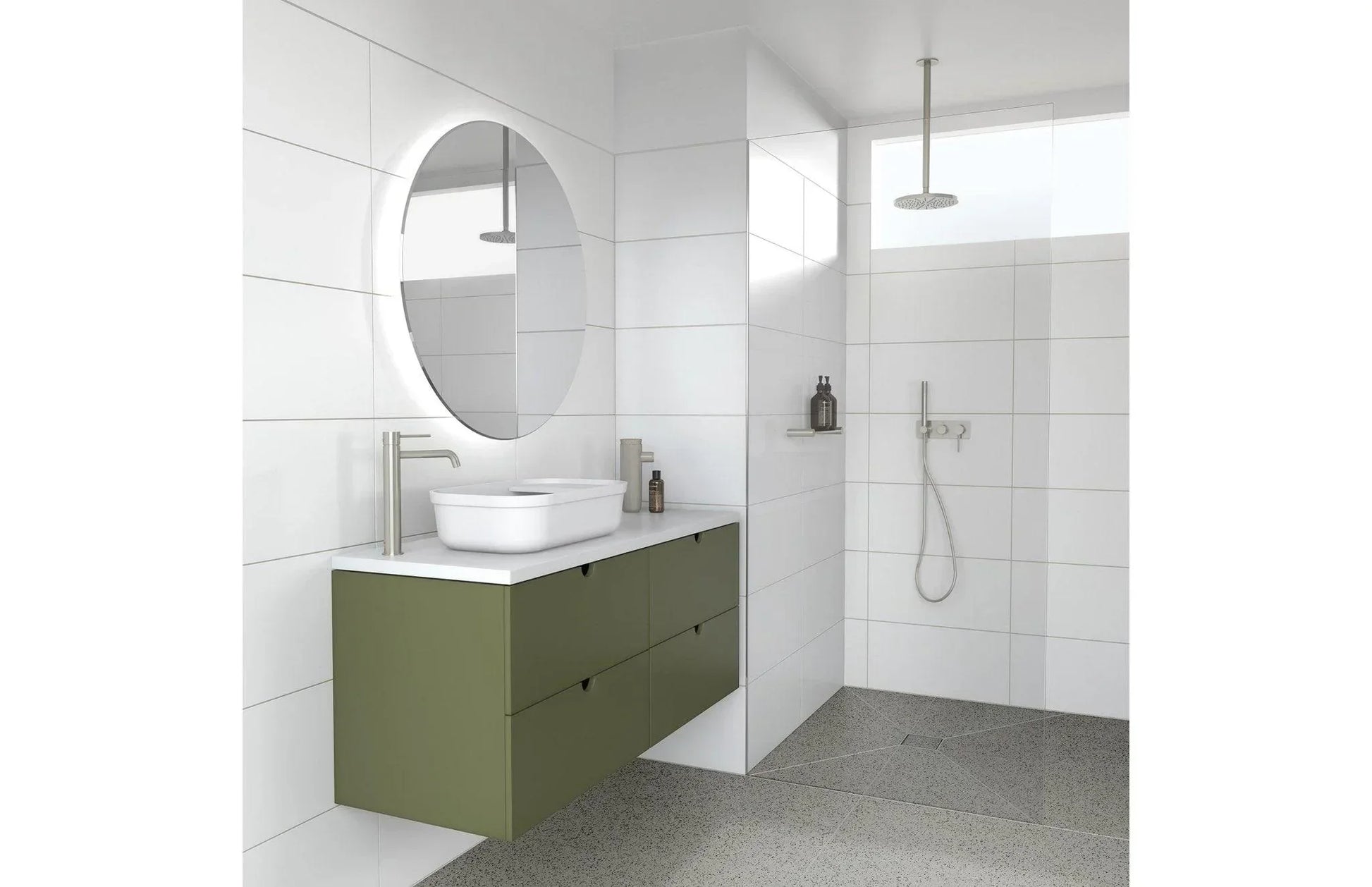 Phoenix Vivid Ceiling Arm 450mm - Ideal Bathroom CentreV545-31Brushed Carbon