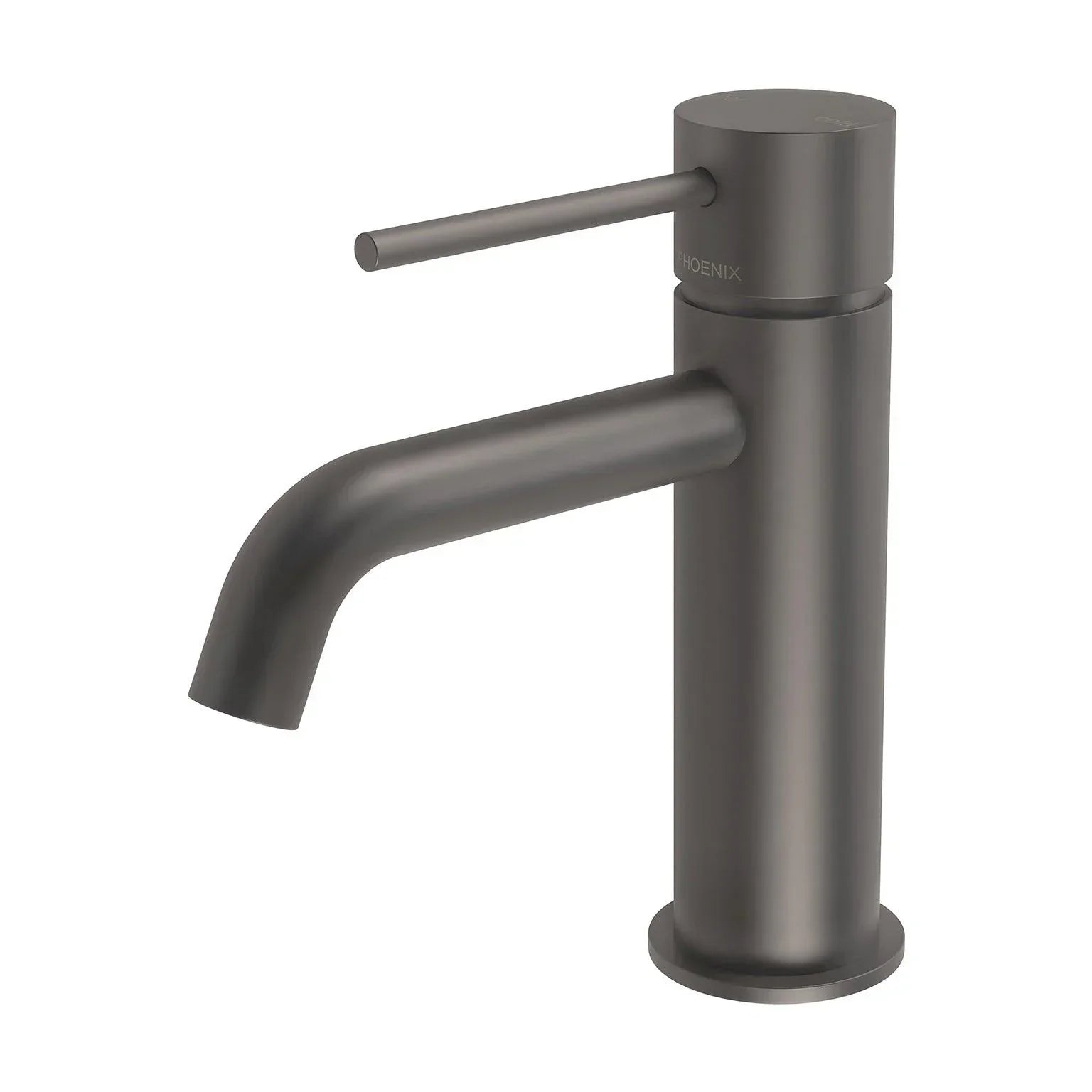 Phoenix Vivid Slimline Basin Mixer Curved Outlet - Ideal Bathroom CentreVS7701-30Gun Metal