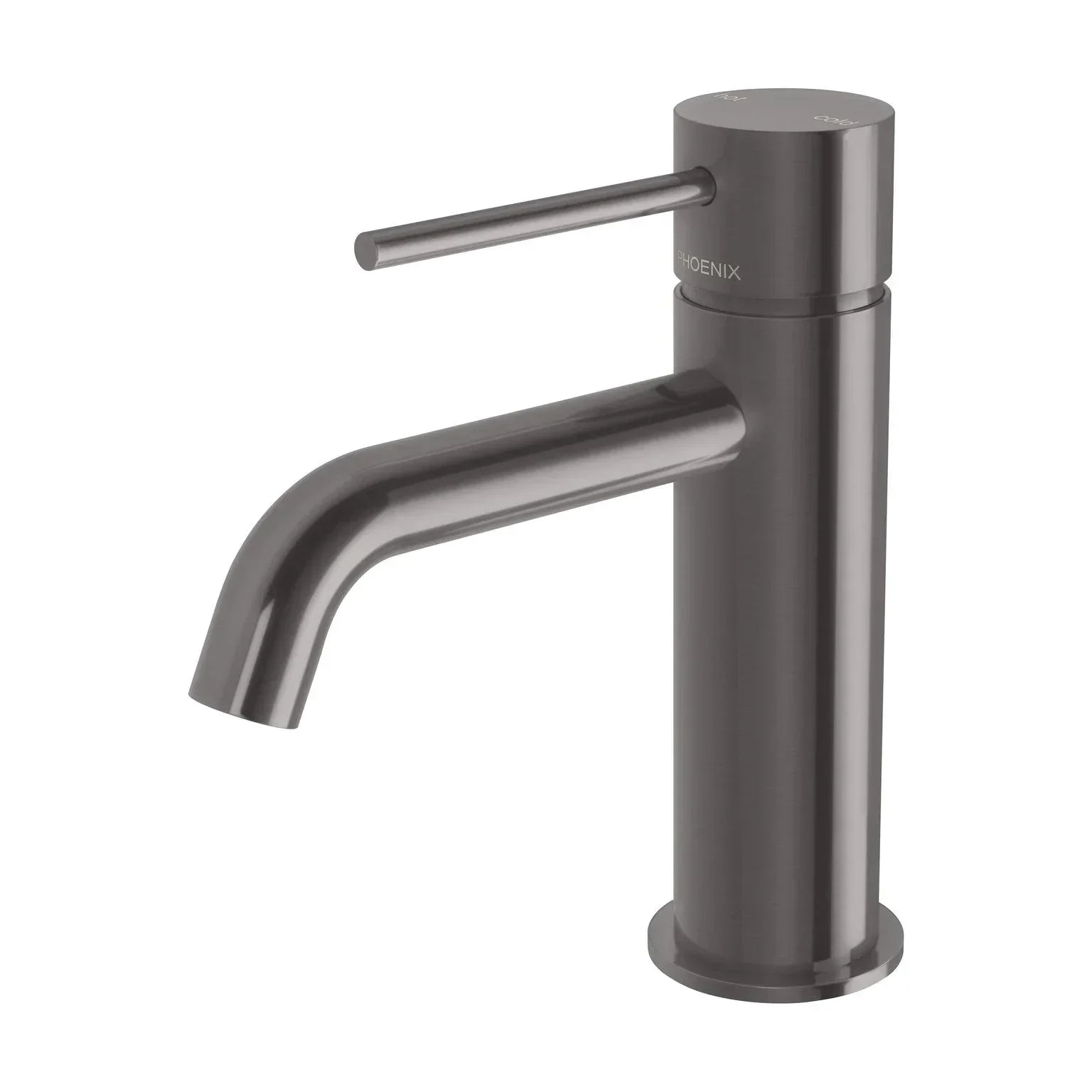 Phoenix Vivid Slimline Basin Mixer Curved Outlet - Ideal Bathroom CentreVS7701-31Carbon Grey