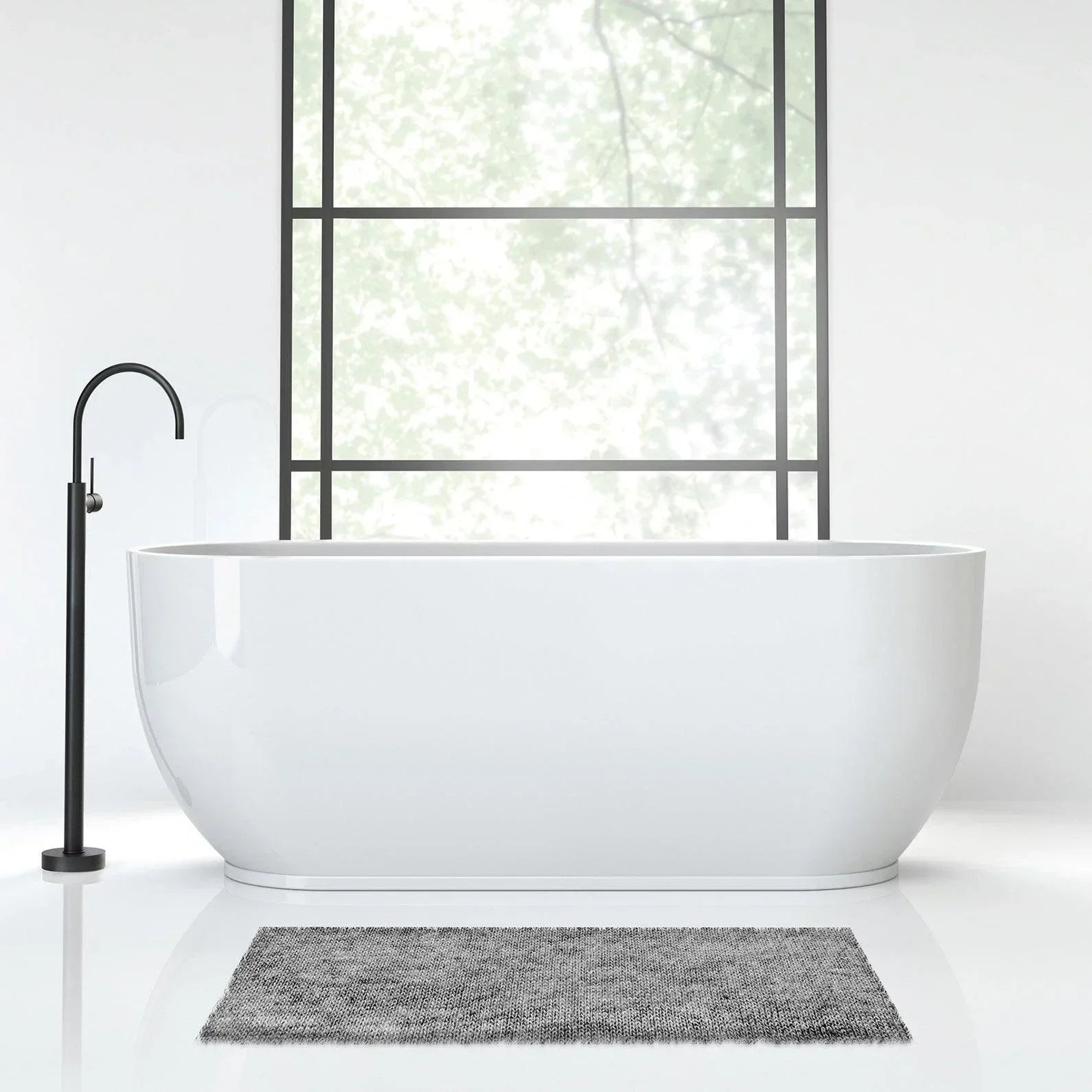 Phoenix Vivid Slimline Floor Mounted Bath Mixer - Ideal Bathroom CentreVS745-31Carbon Grey