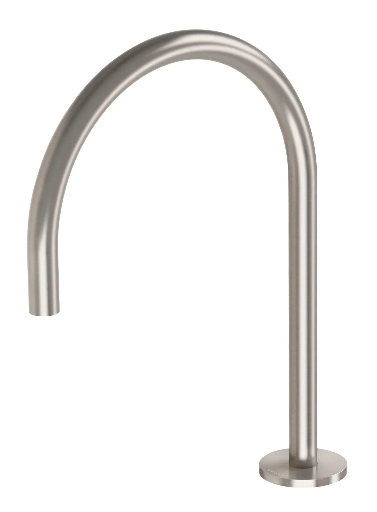 Phoenix Vivid Slimline Hob Sink Outlet 220mm Gooseneck - Ideal Bathroom CentreVS0720-40Brushed Nickel