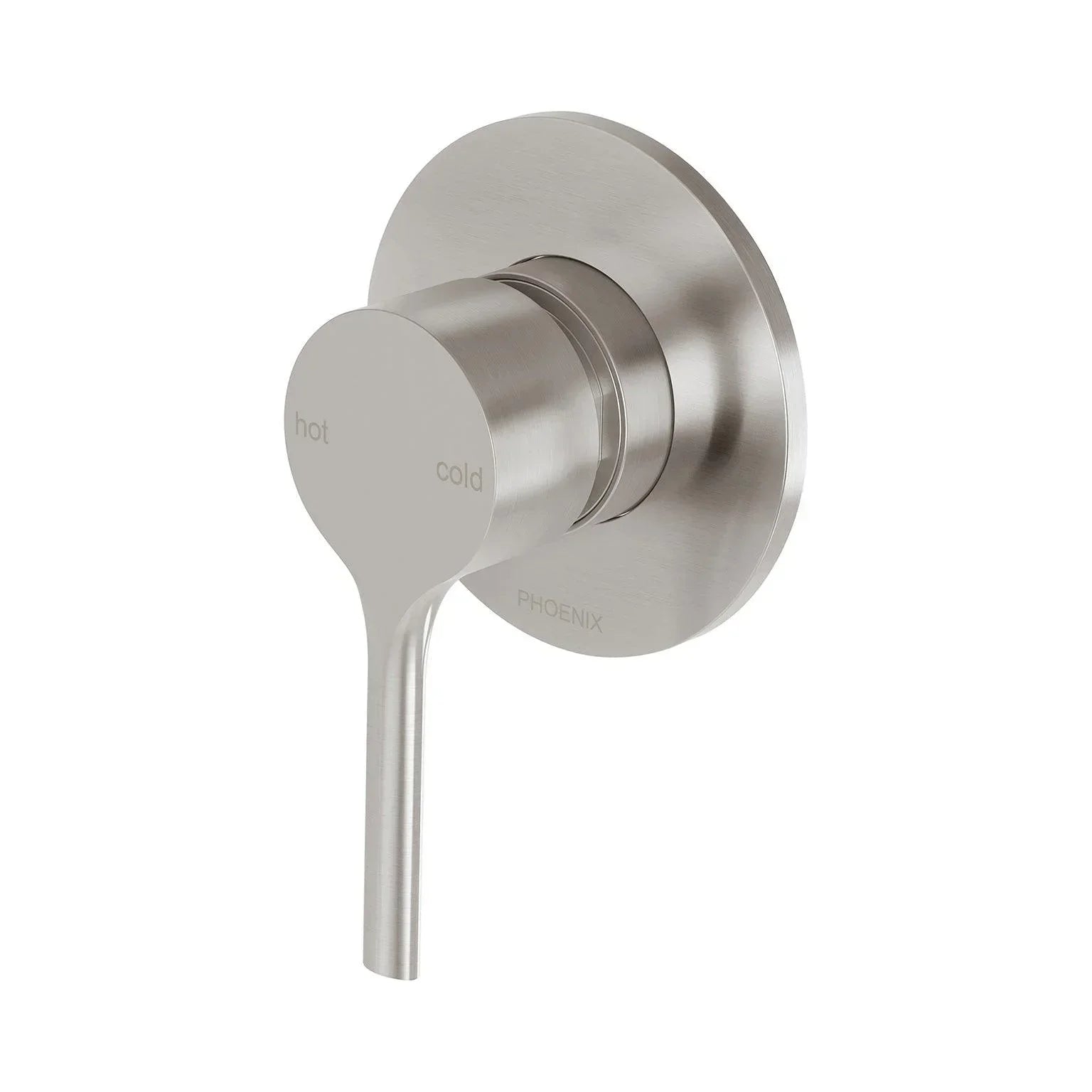 Phoenix Vivid Slimline Oval Shower / Wall Mixer - Ideal Bathroom CentreVV780-40Brushed Nickel