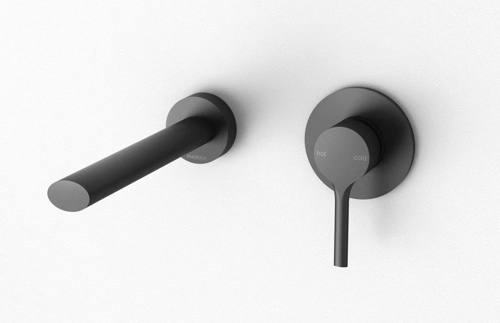 Phoenix Vivid Slimline Oval Shower / Wall Mixer - Ideal Bathroom CentreVV780-12Brushed Gold