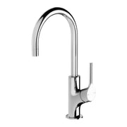 Phoenix Vivid Slimline Oval Sink Mixer 160mm Gooseneck - Ideal Bathroom CentreVV735CHRChrome