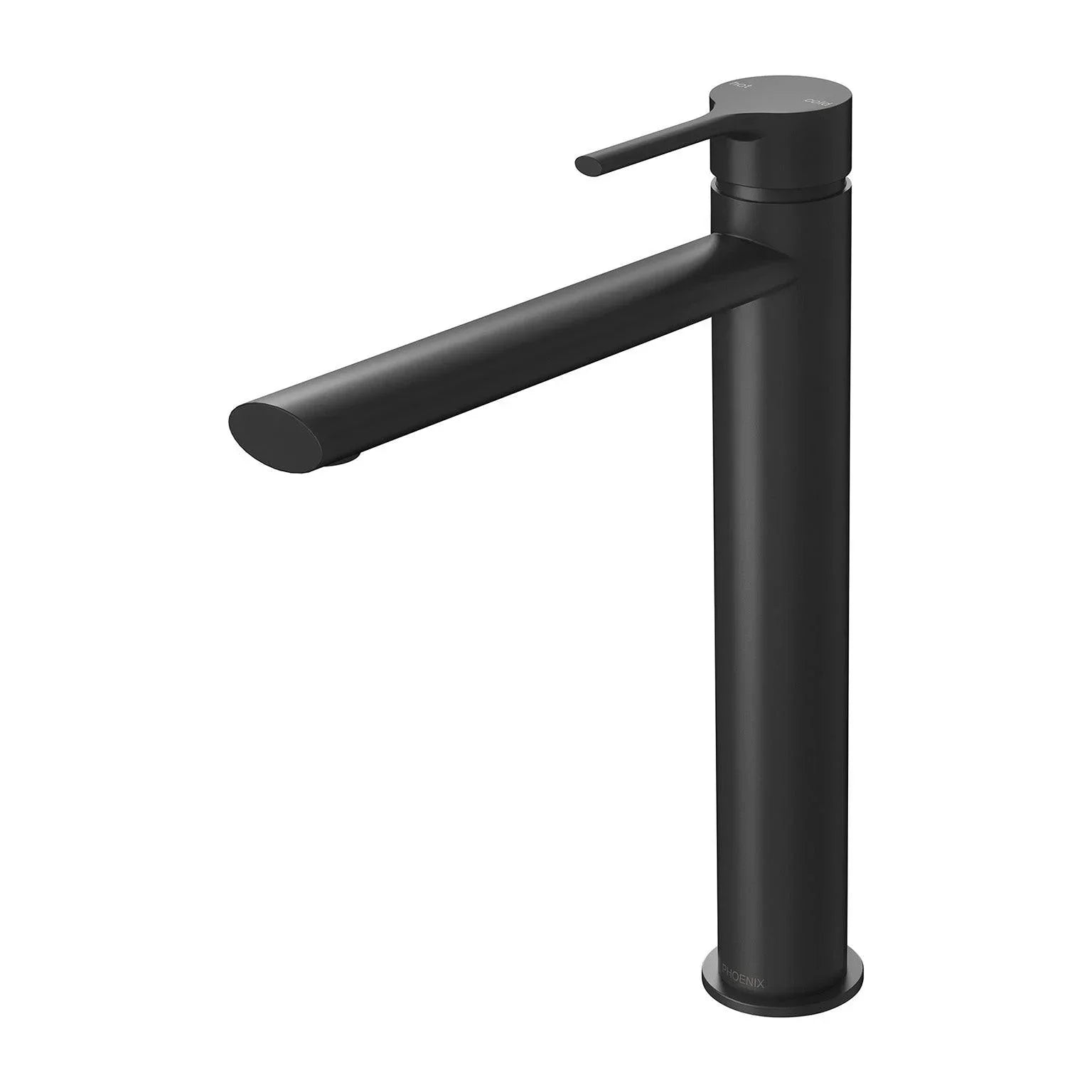Phoenix Vivid Slimline Oval Vessel Basin Mixer - Ideal Bathroom CentreVV790MBMatte Black