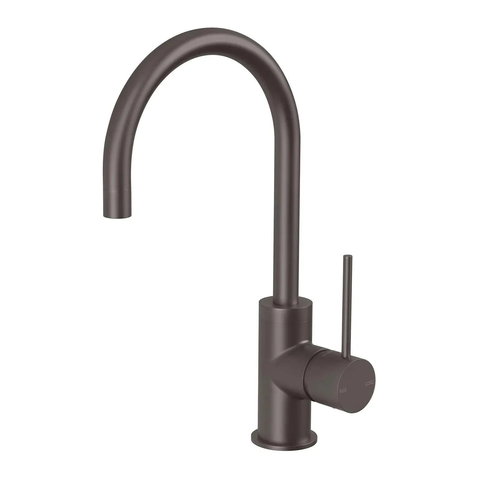 Phoenix Vivid Slimline Sink Mixer 160mm Gooseneck - Ideal Bathroom CentreVS735GMGun Metal
