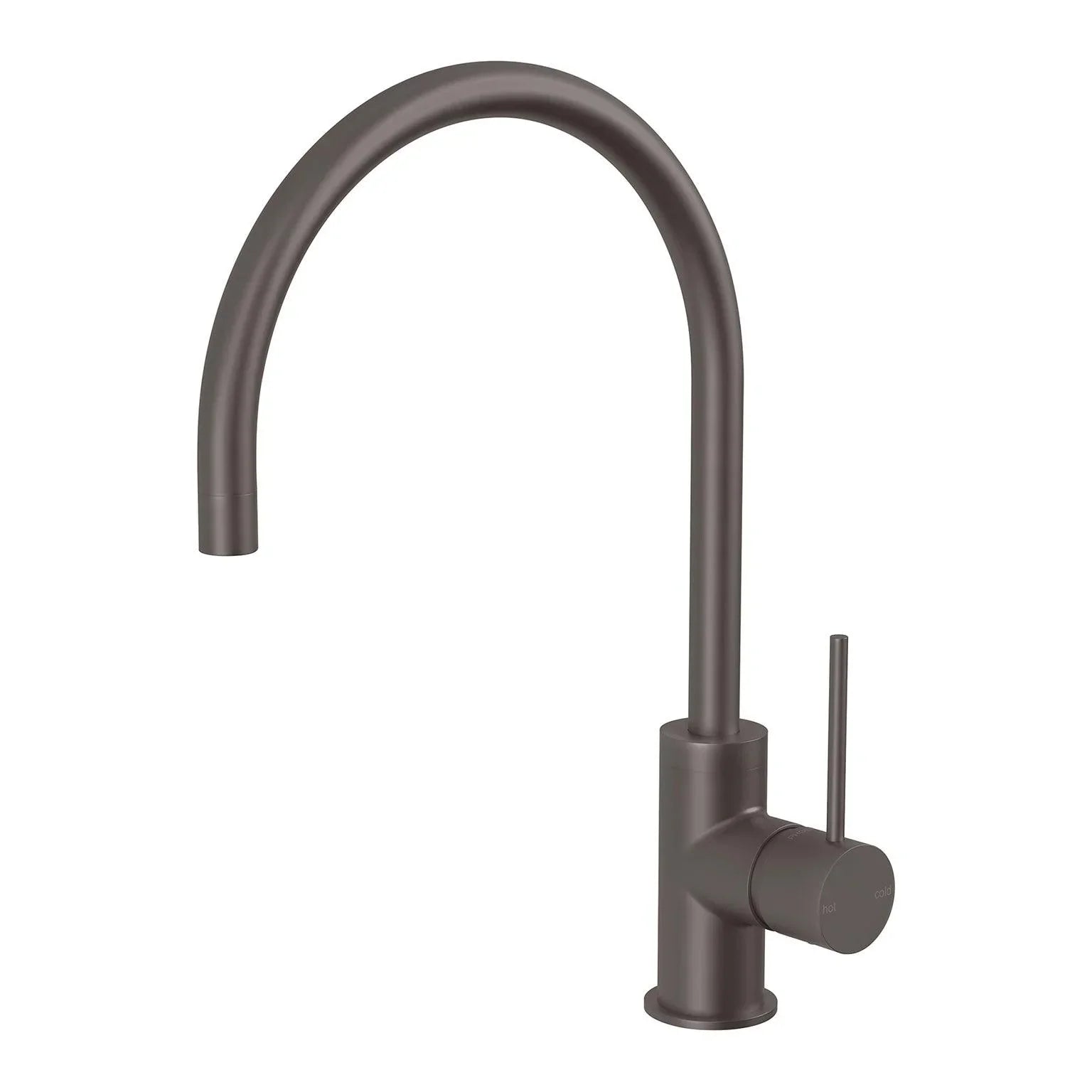 Phoenix Vivid Slimline Sink Mixer 220mm Gooseneck - Ideal Bathroom CentreVS733GMGun Metal