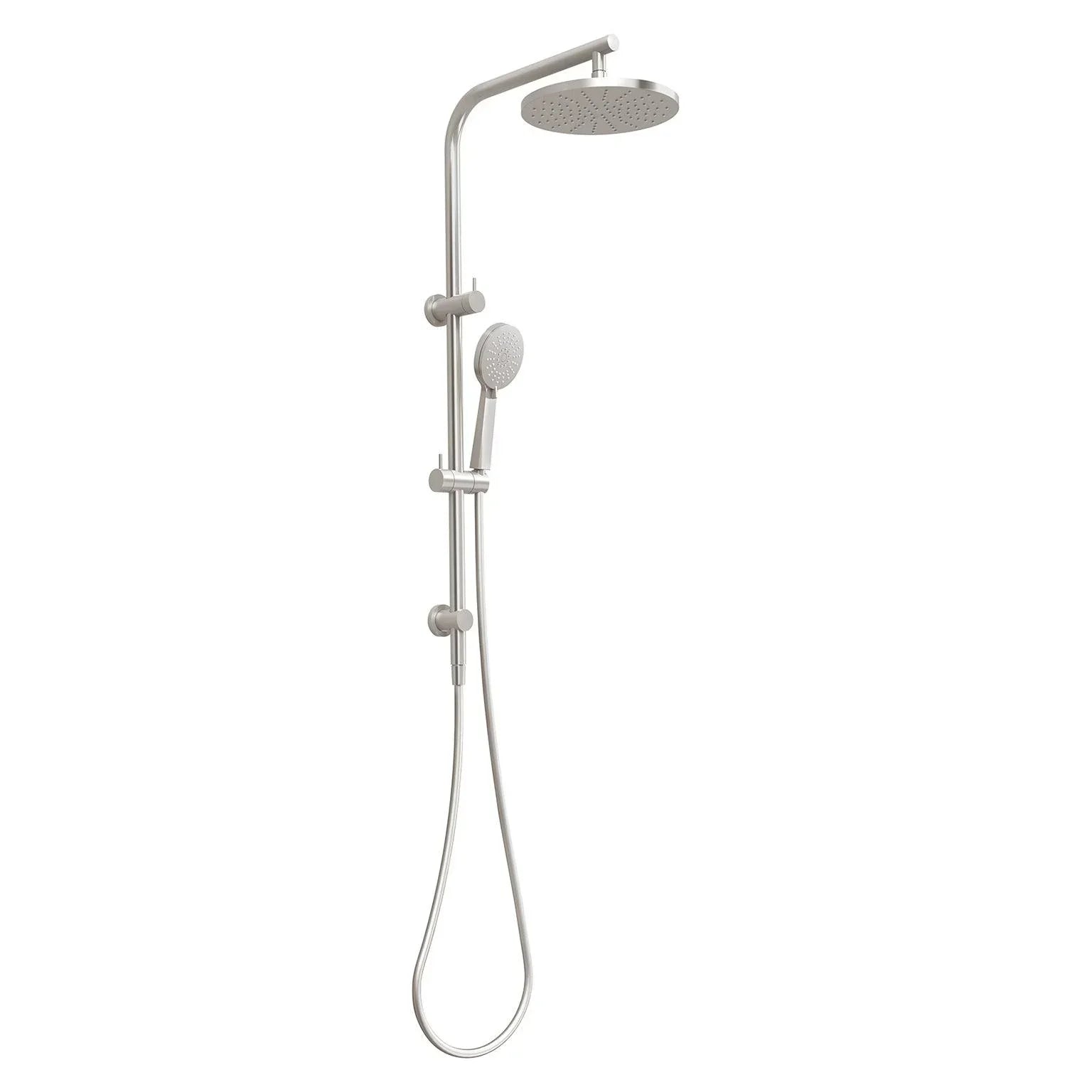 Phoenix Vivid Slimline Twin Shower - Ideal Bathroom CentreVS6500-40Brushed Nickel