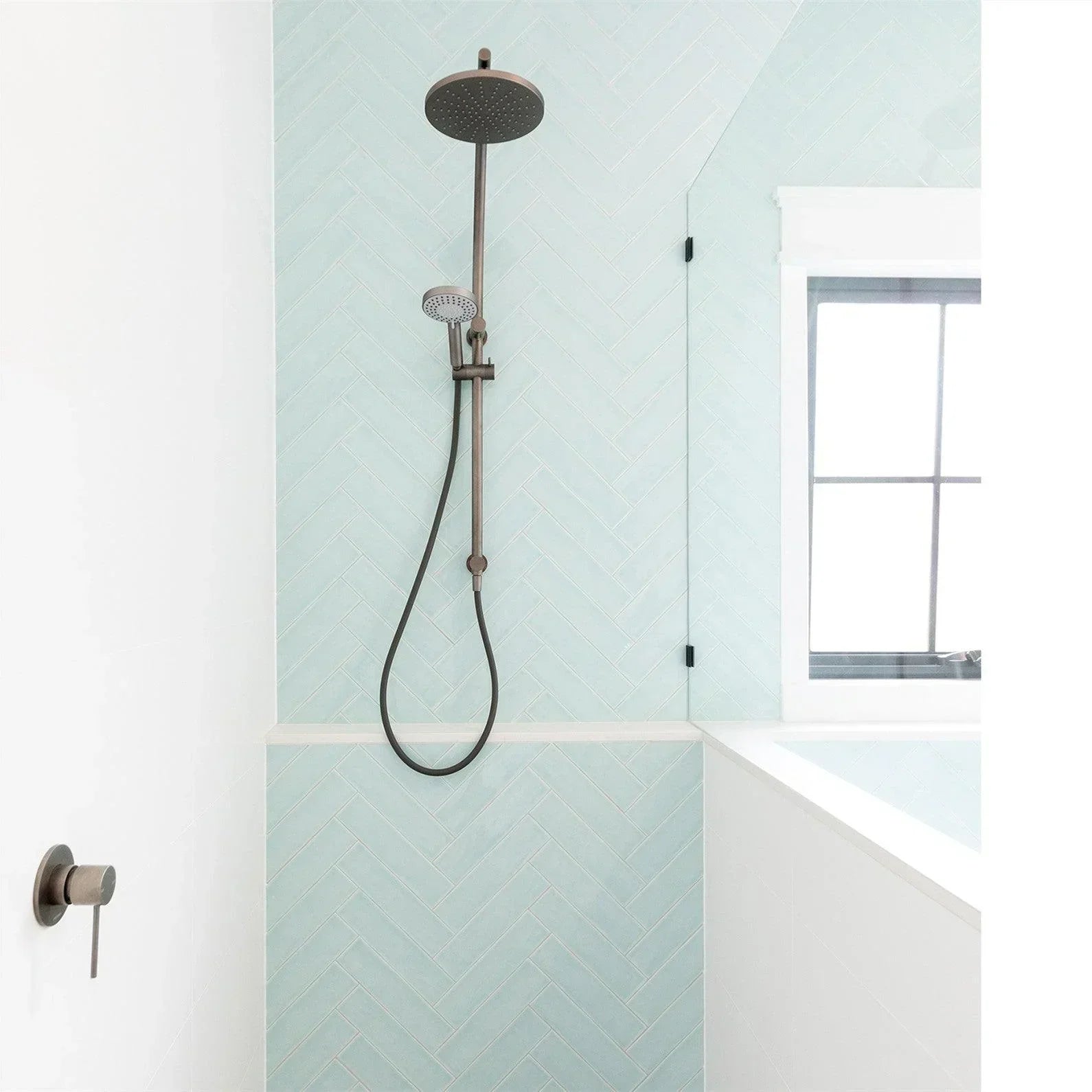 Phoenix Vivid Slimline Twin Shower - Ideal Bathroom CentreVS6500-12Brushed Gold