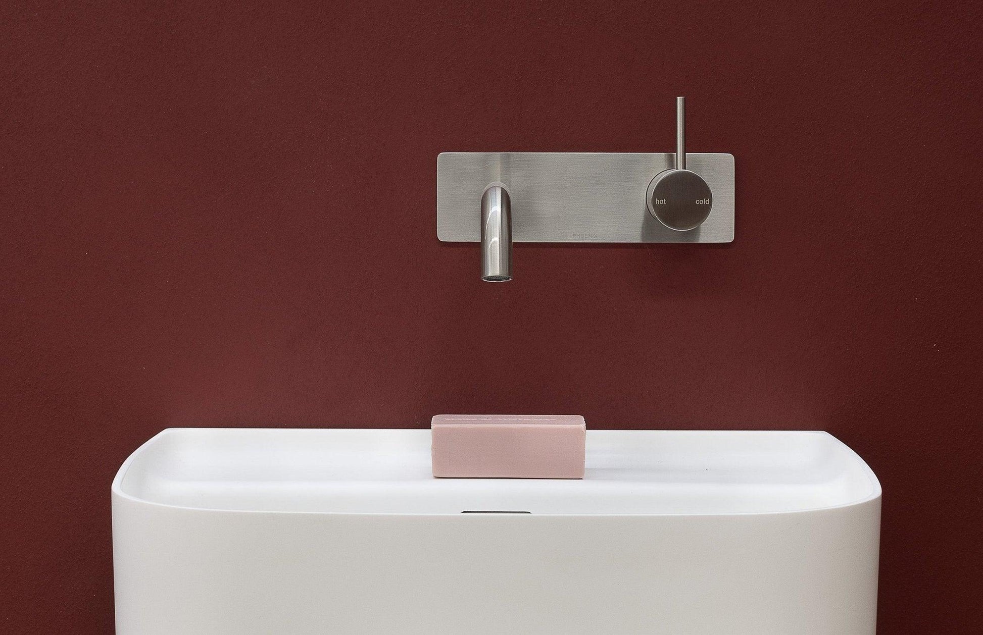 Phoenix Vivid Slimline Up Wall Basin / Bath Mixer Set - Ideal Bathroom Centre112-7813-12Brushed Gold