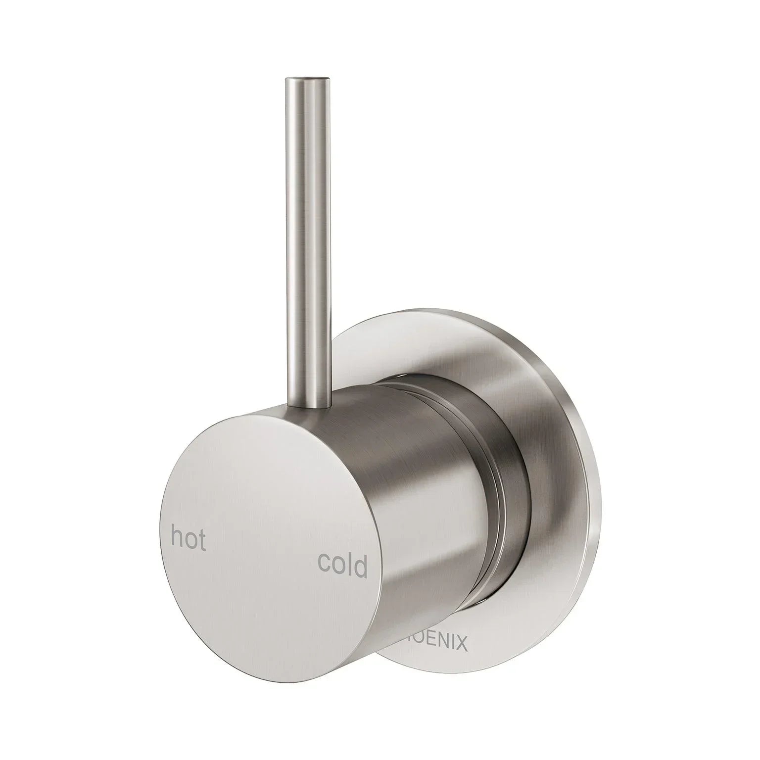 Phoenix Vivid Slimline Up Wall Shower / Wall Mixer - Ideal Bathroom Centre112-7800-40Brushed Nickel