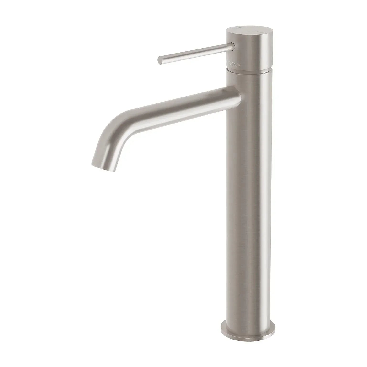Phoenix Vivid Slimline Vessel Basin Mixer Curved Outlet - Ideal Bathroom CentreVS7901-40Brushed Nickel