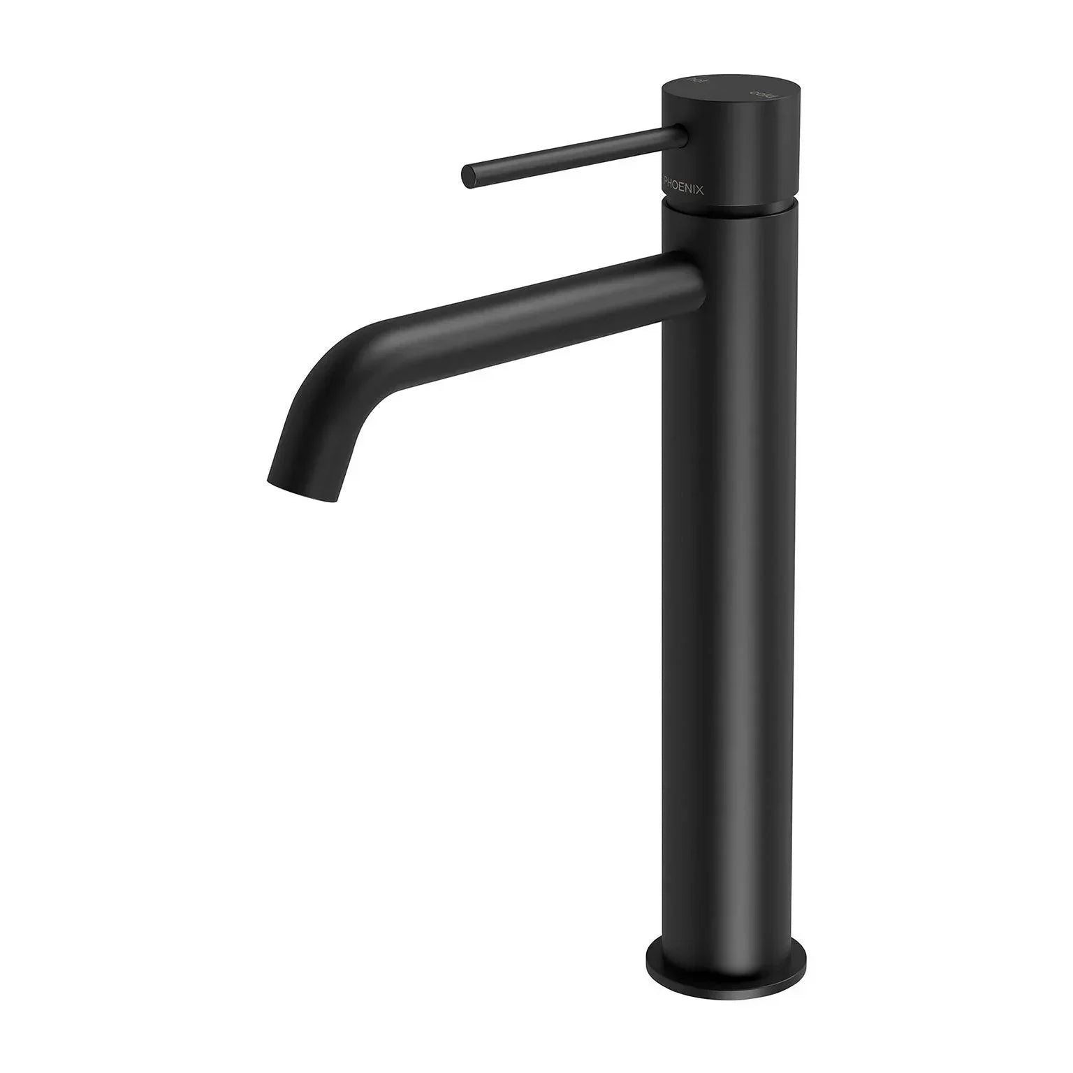 Phoenix Vivid Slimline Vessel Basin Mixer Curved Outlet - Ideal Bathroom CentreVS7901-10Matte Black