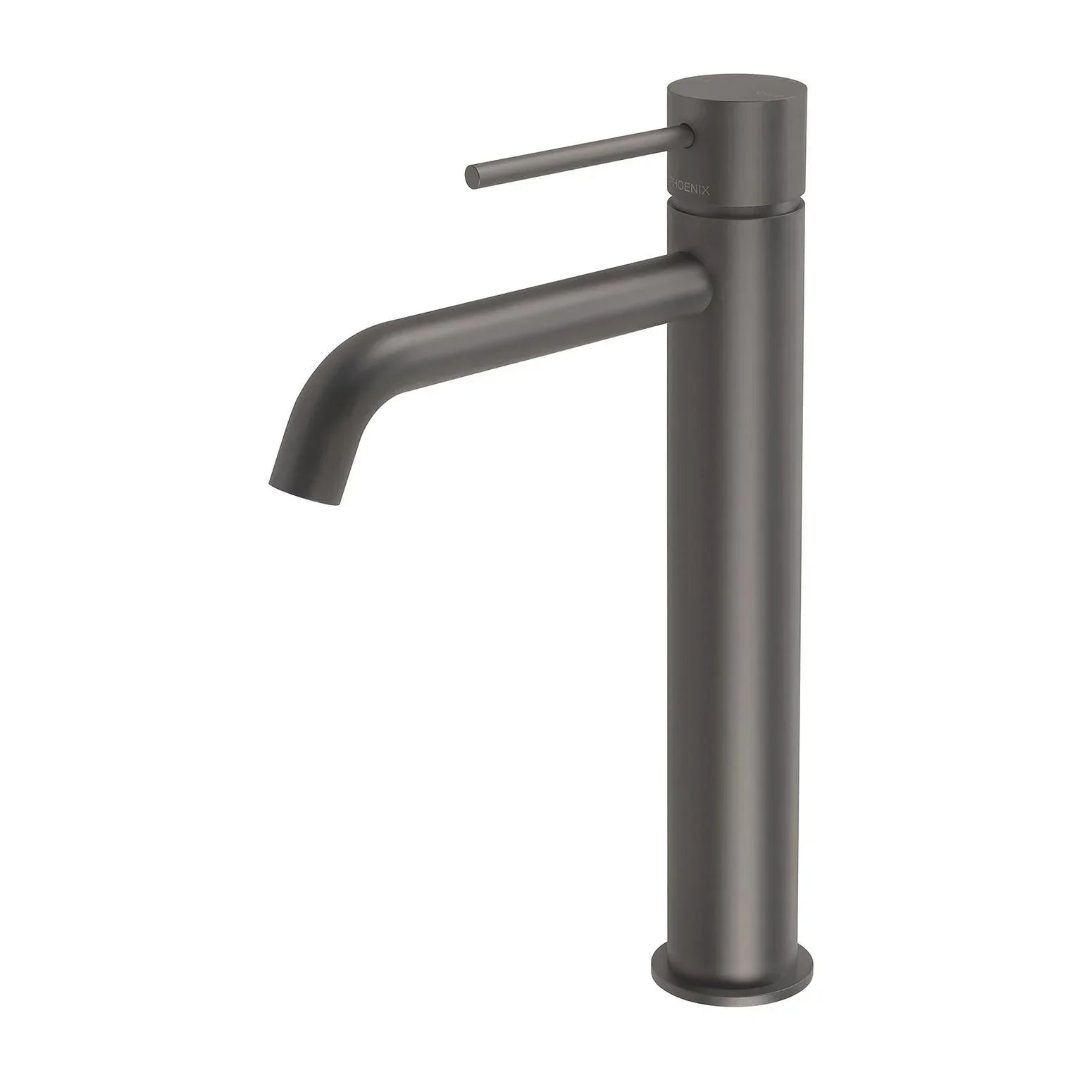 Phoenix Vivid Slimline Vessel Basin Mixer Curved Outlet - Ideal Bathroom CentreVS7901-30Gun Metal