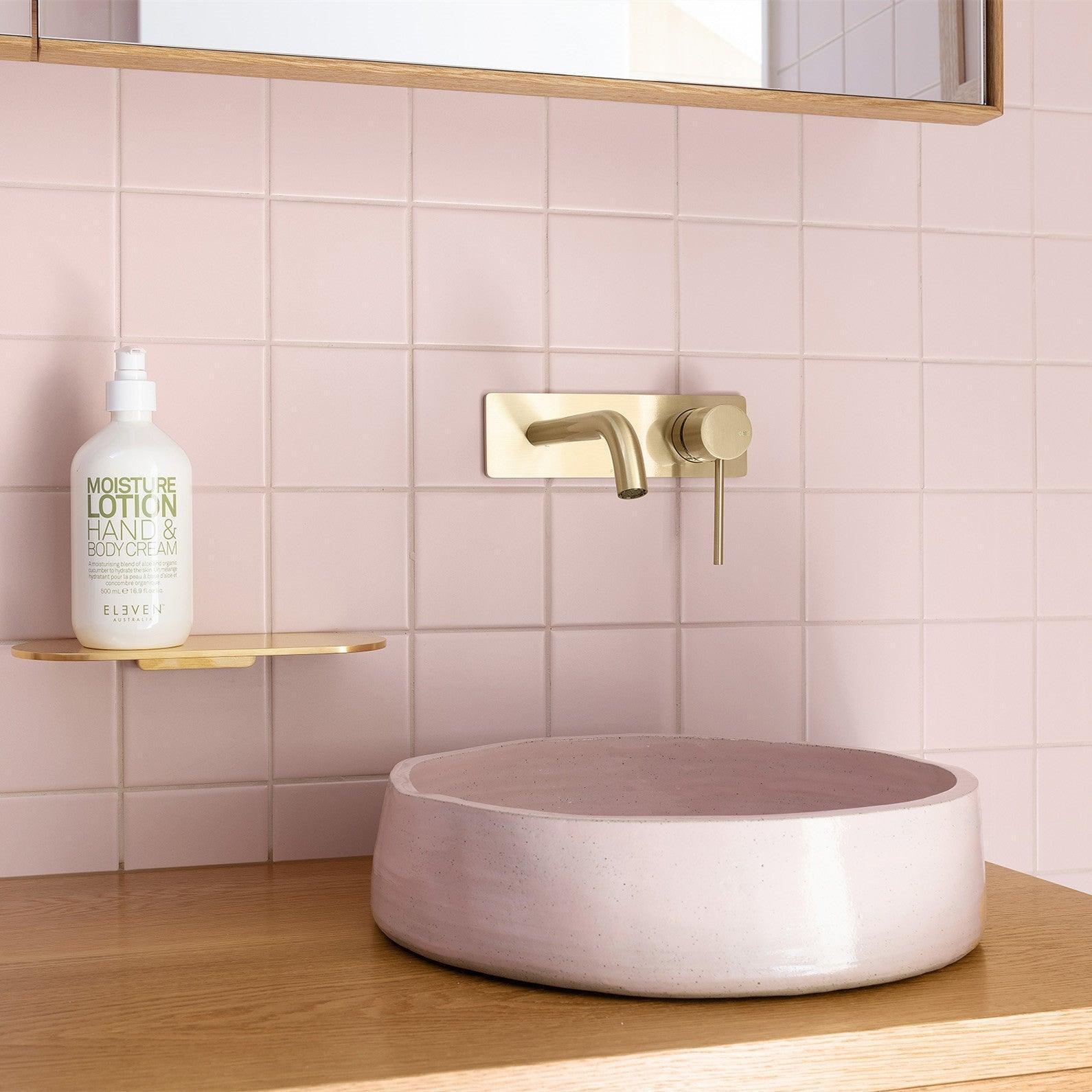 Phoenix Vivid Slimline Wall Basin/ Bath Mixer Set 180mm Curved - Ideal Bathroom CentreVS785-31Wall Basin Mixer SetCarbon Grey