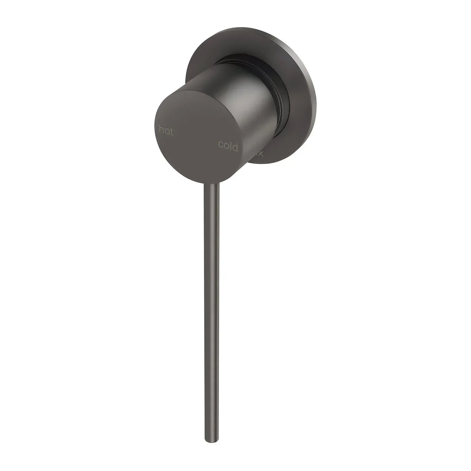 Phoenix Vivid Slimline Wall Mixer 60mm Backplate & Extended Lever - Ideal Bathroom Centre114-7801-30Gun Metal